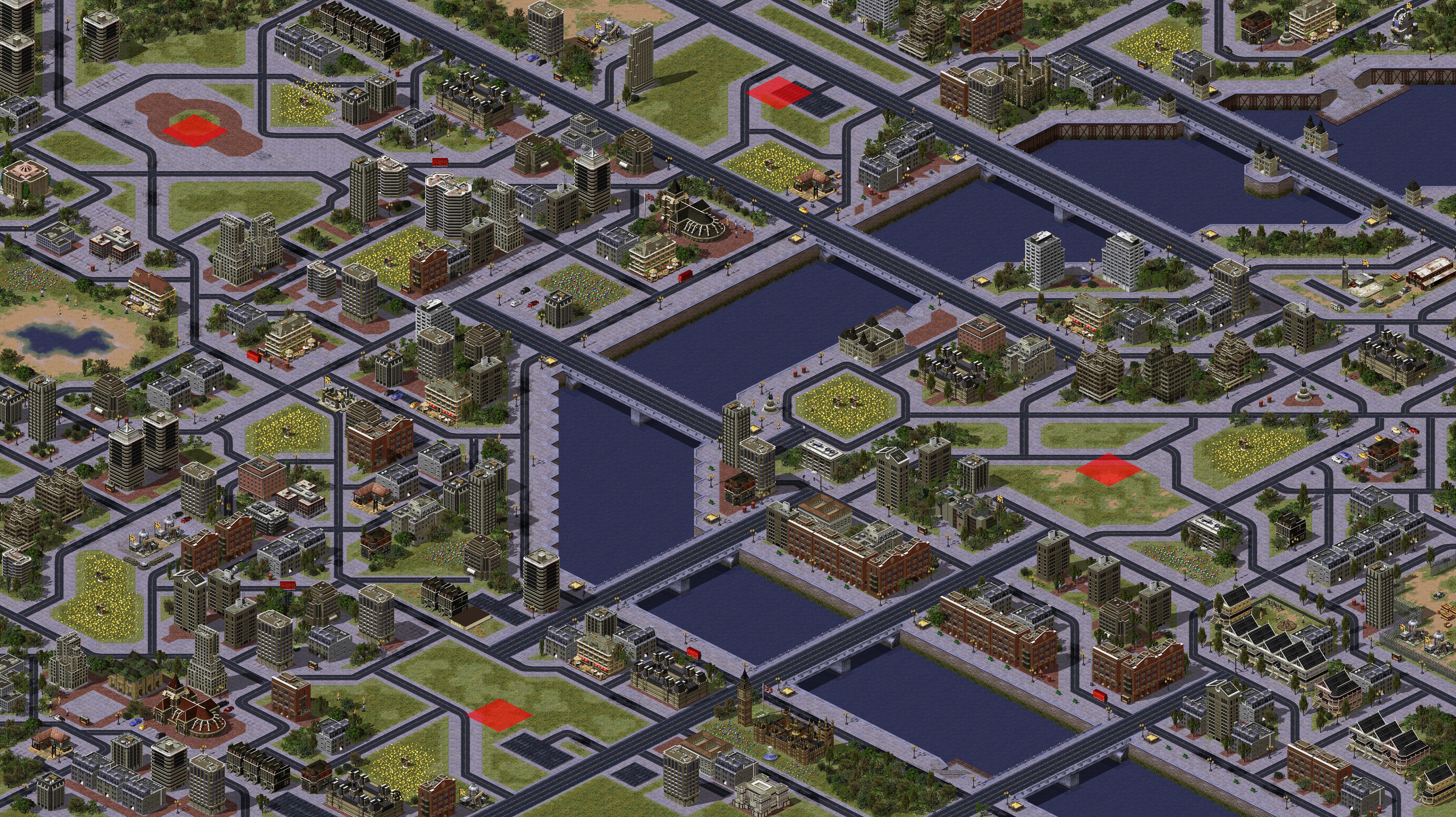 Rendered map: MO: London Rush