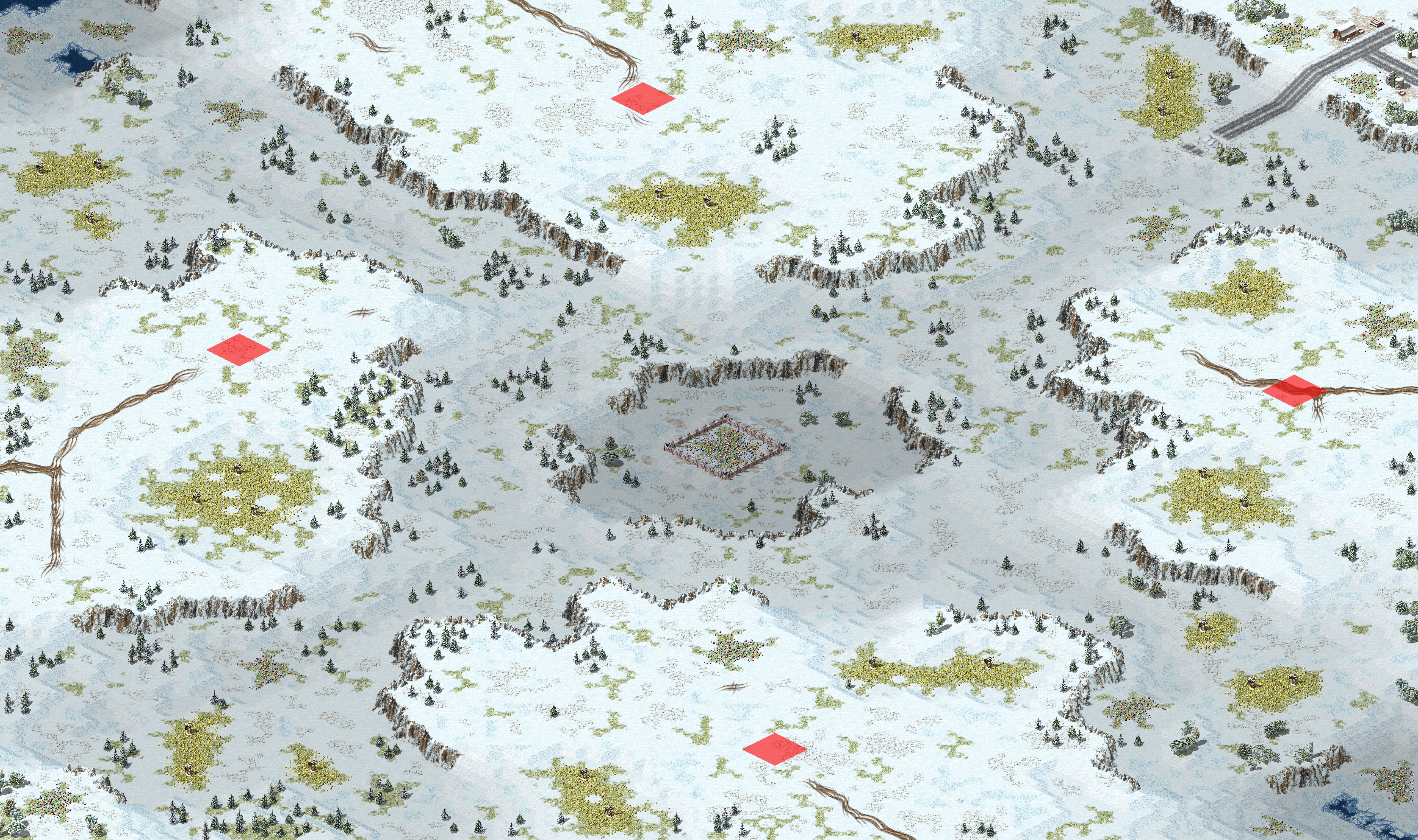Rendered map: Coldest Peak