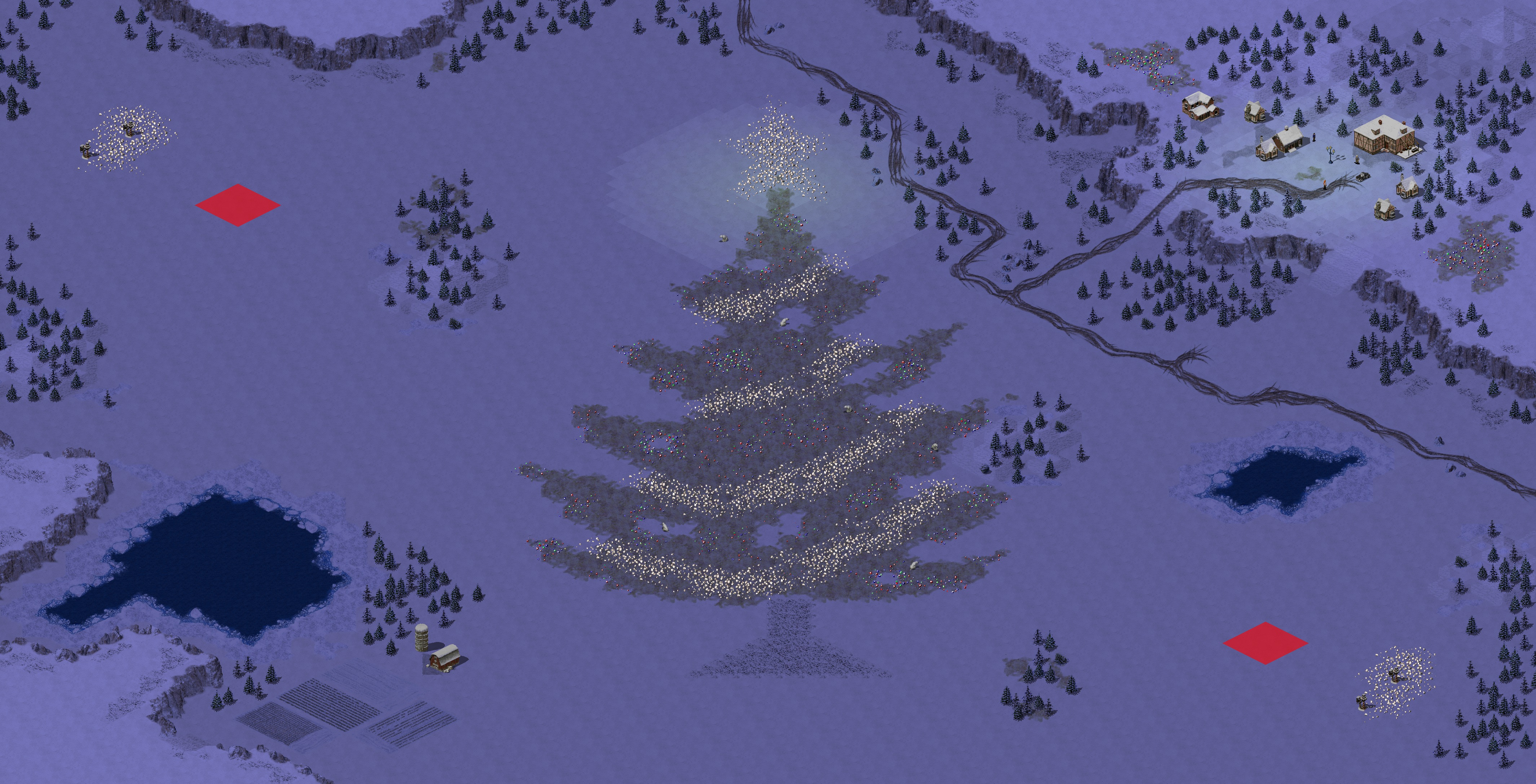 Rendered map: xmas