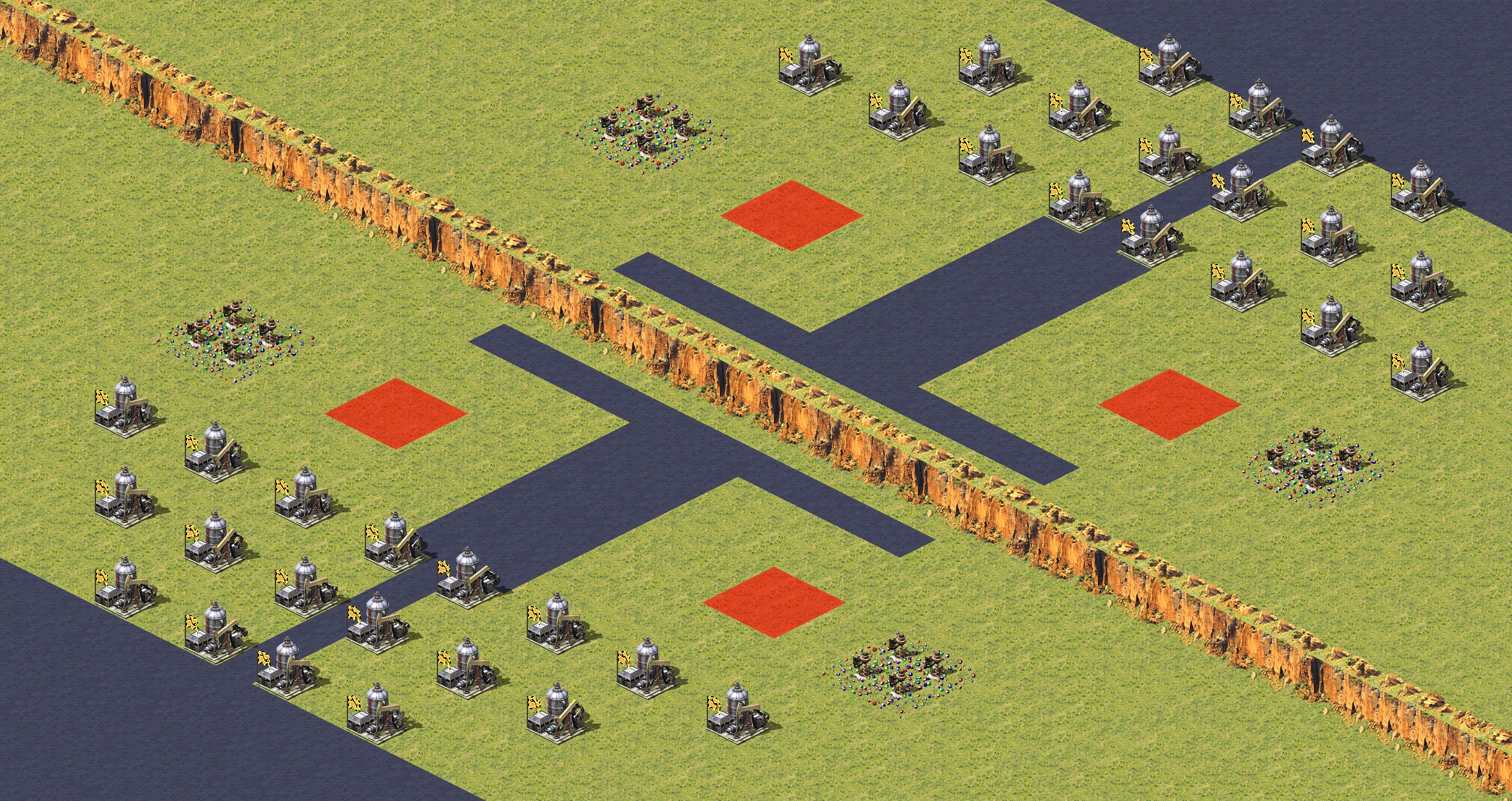 Rendered map: Air War 2 (Oil)