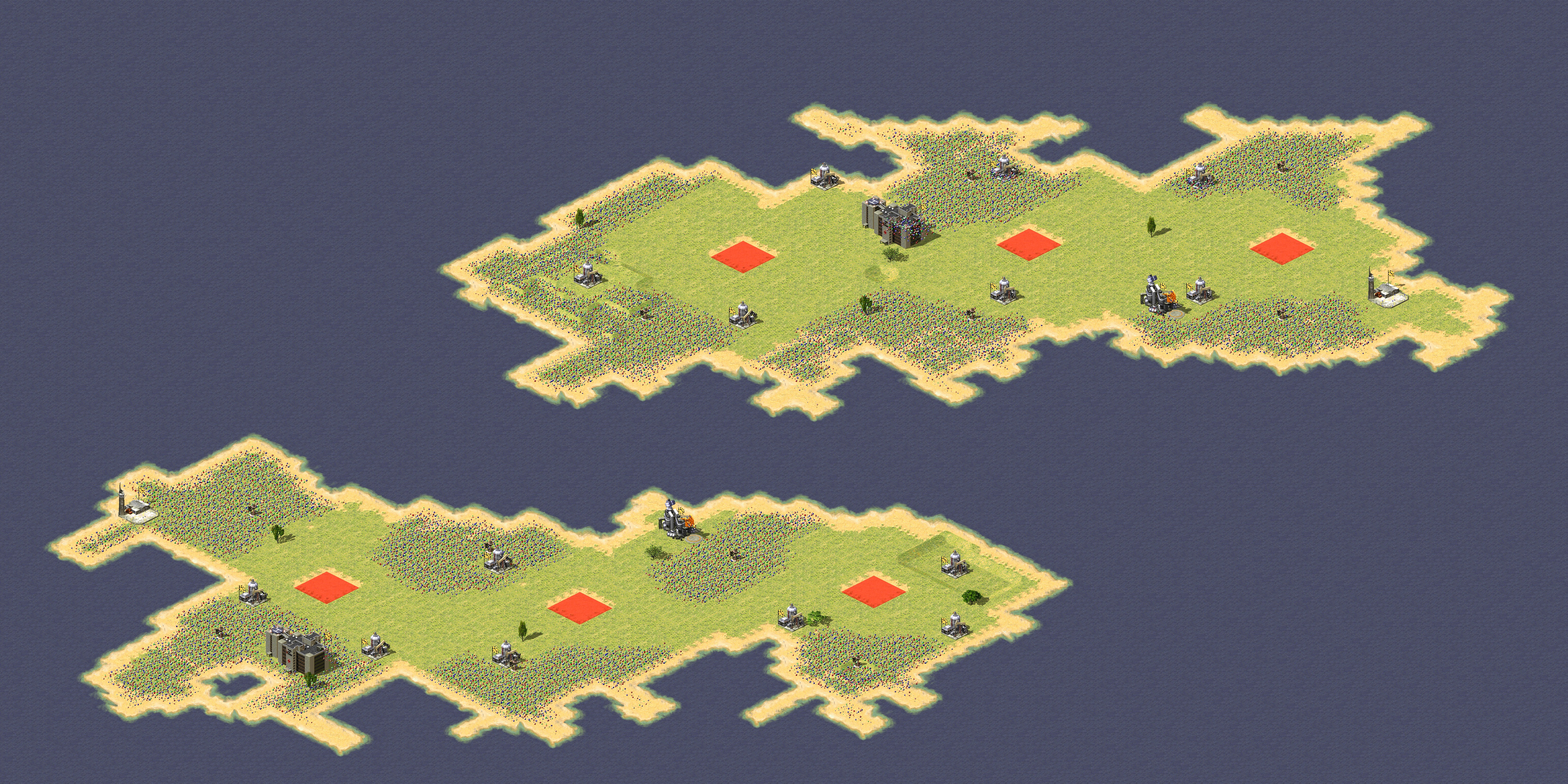 Rendered map: 海战3V3 作者：Maple版