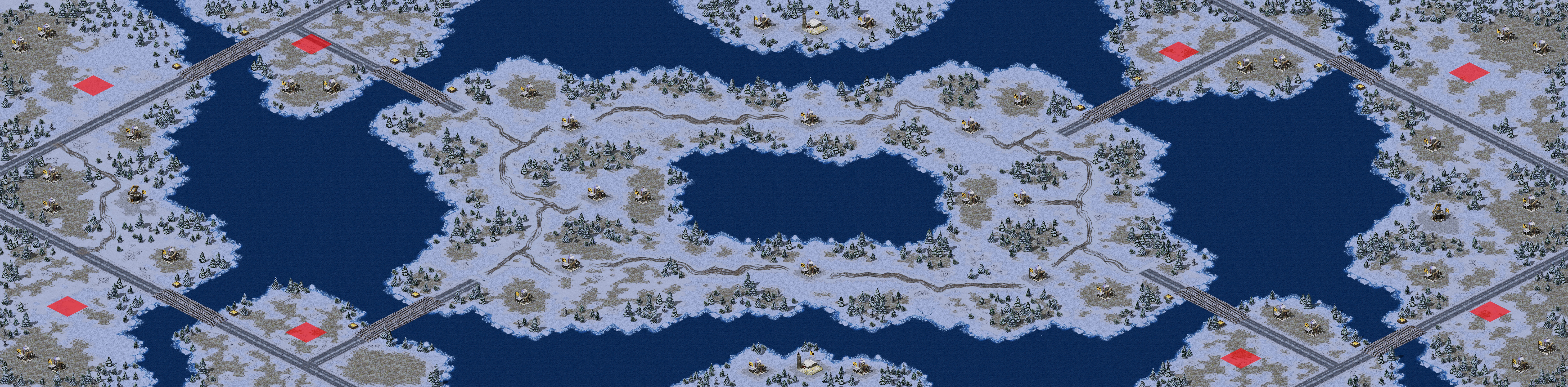 Rendered map: Arctic Circle (Megawealth)