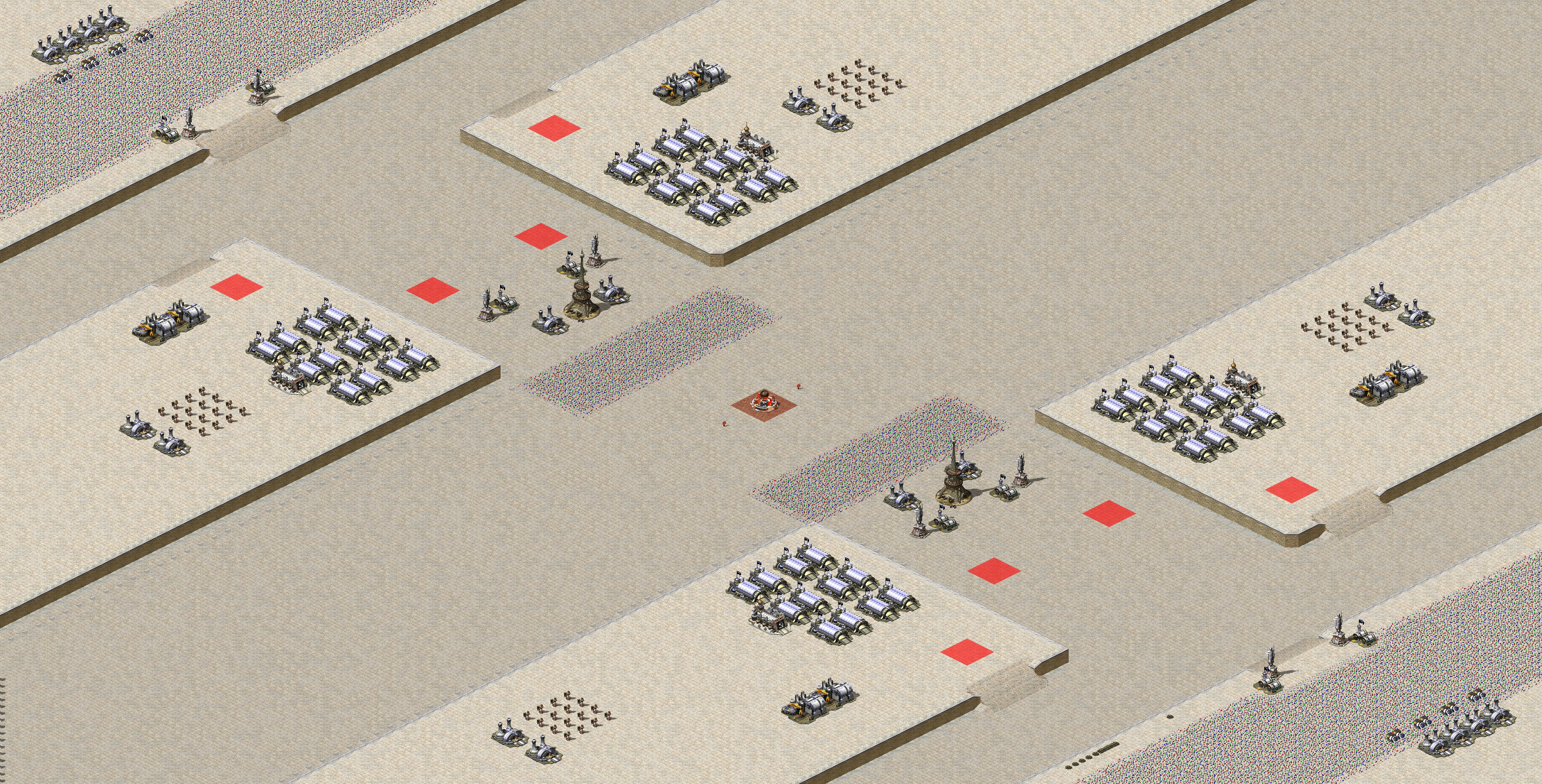 Rendered map: 4v4 Iron Tower Balanced