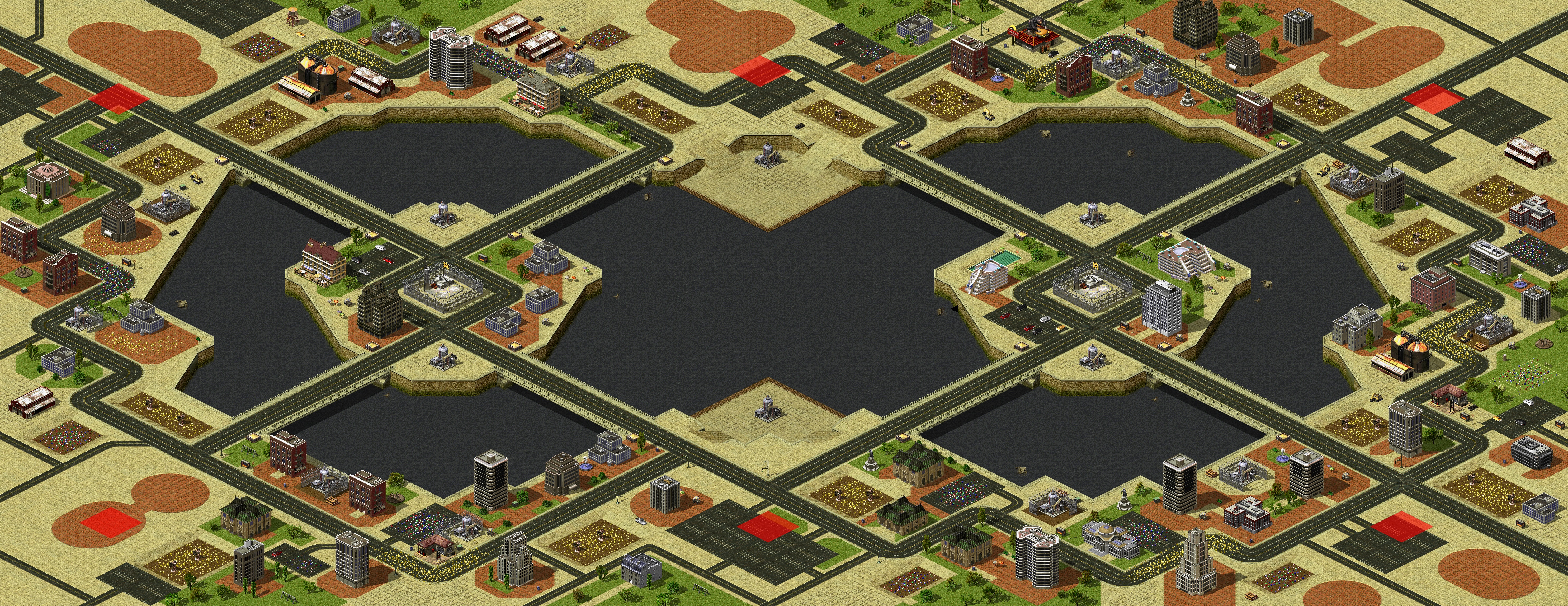Rendered map: Streets of Gold (6)