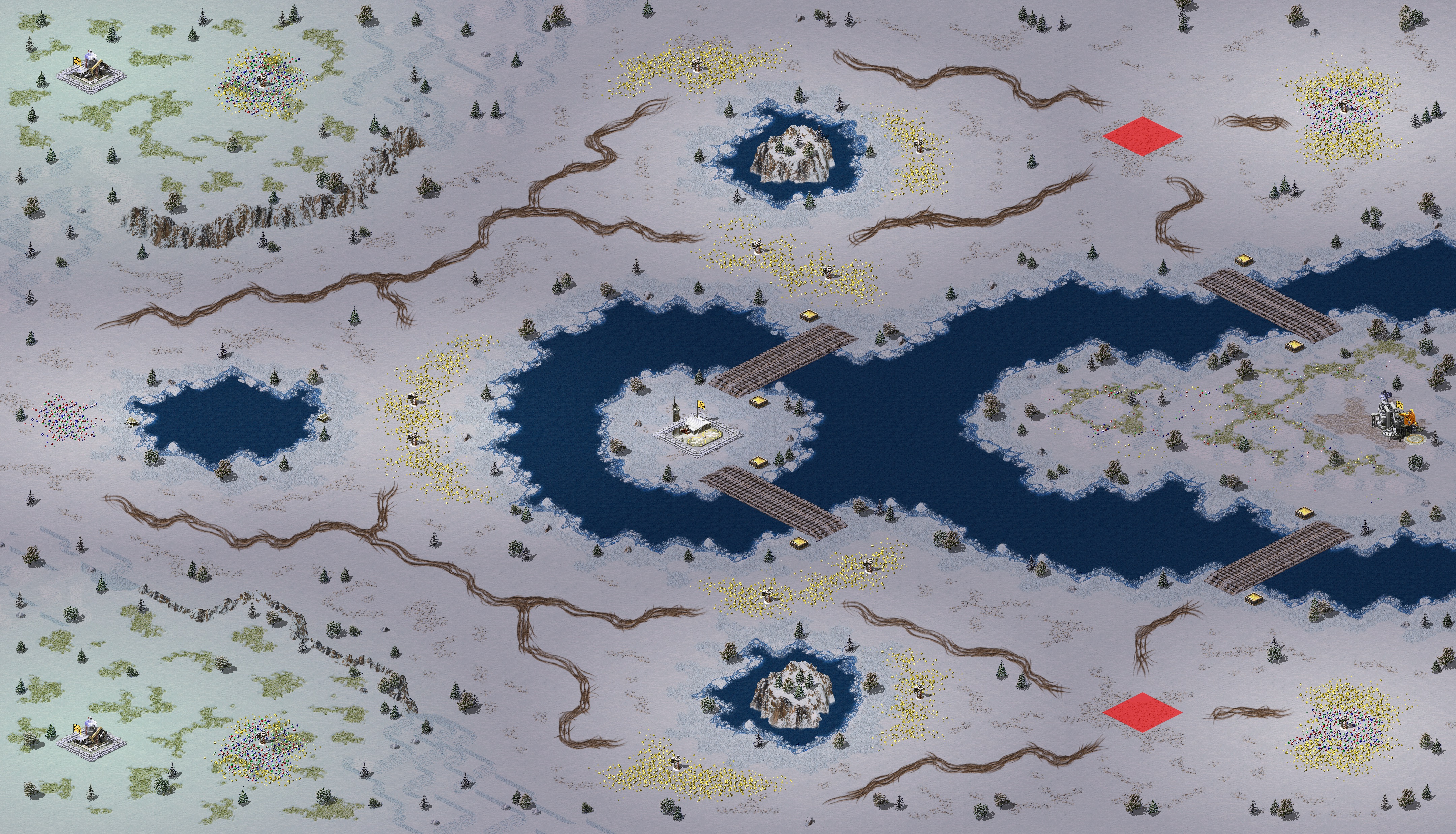 Rendered map: River Divide RA2 LE