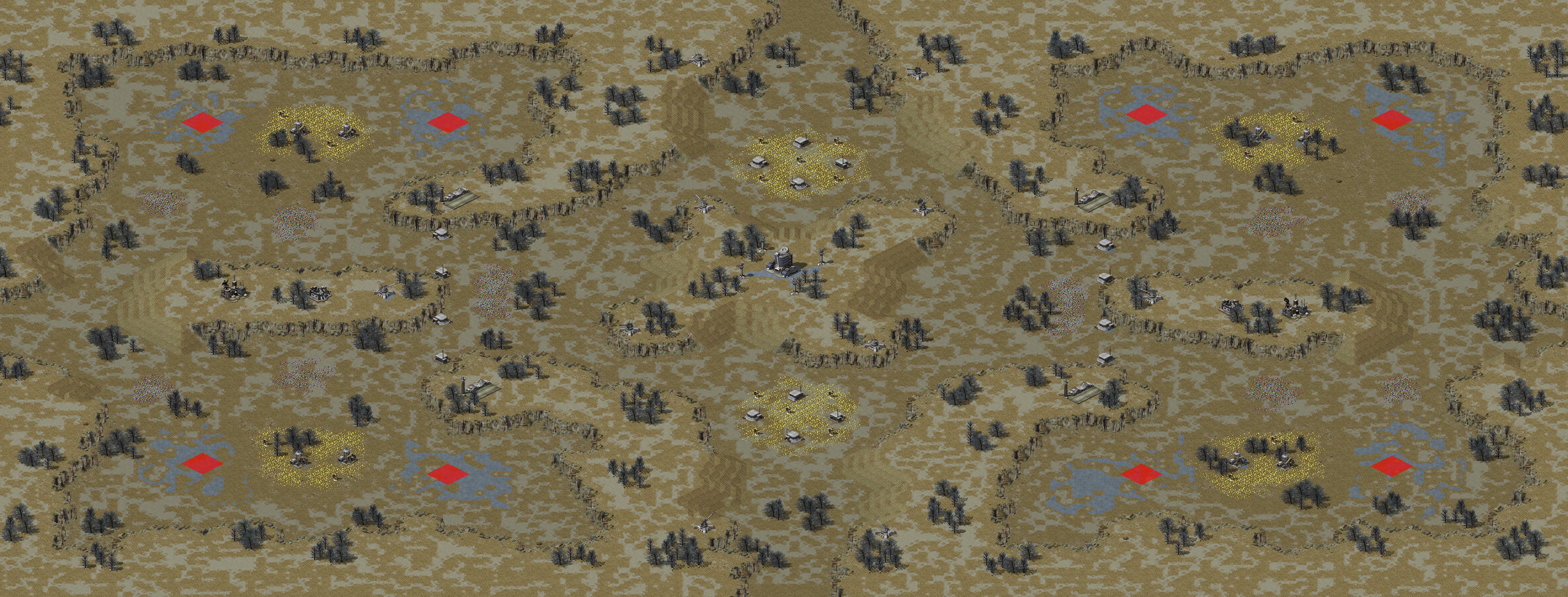 Rendered map: Barren Wasteland