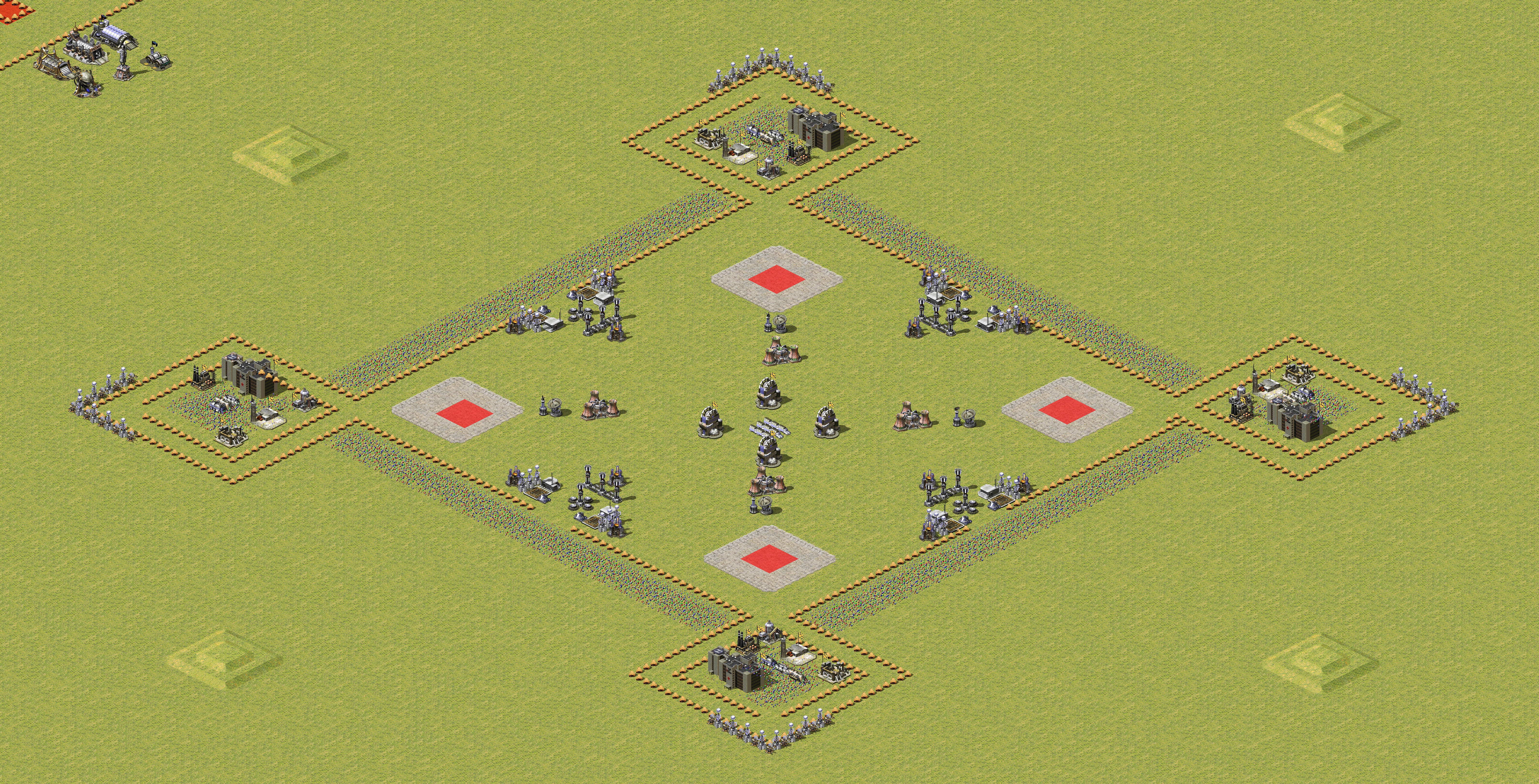 Rendered map: Survival map  ALL TEAM A v1.5