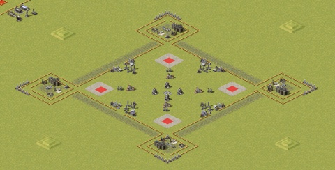 Rendered preview of Survival map  ALL TEAM A v1.5