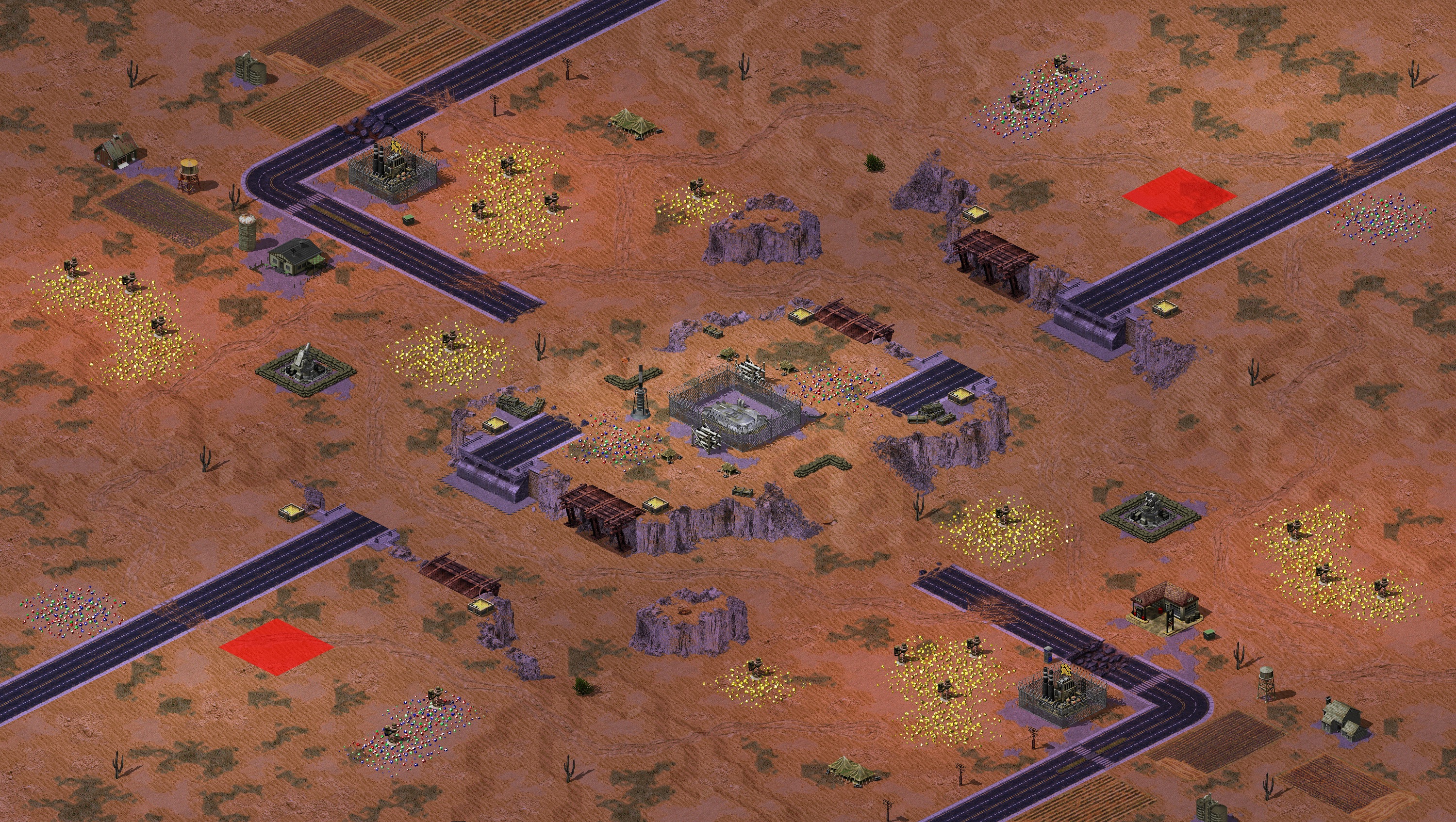 Rendered map: Barstow Badlands