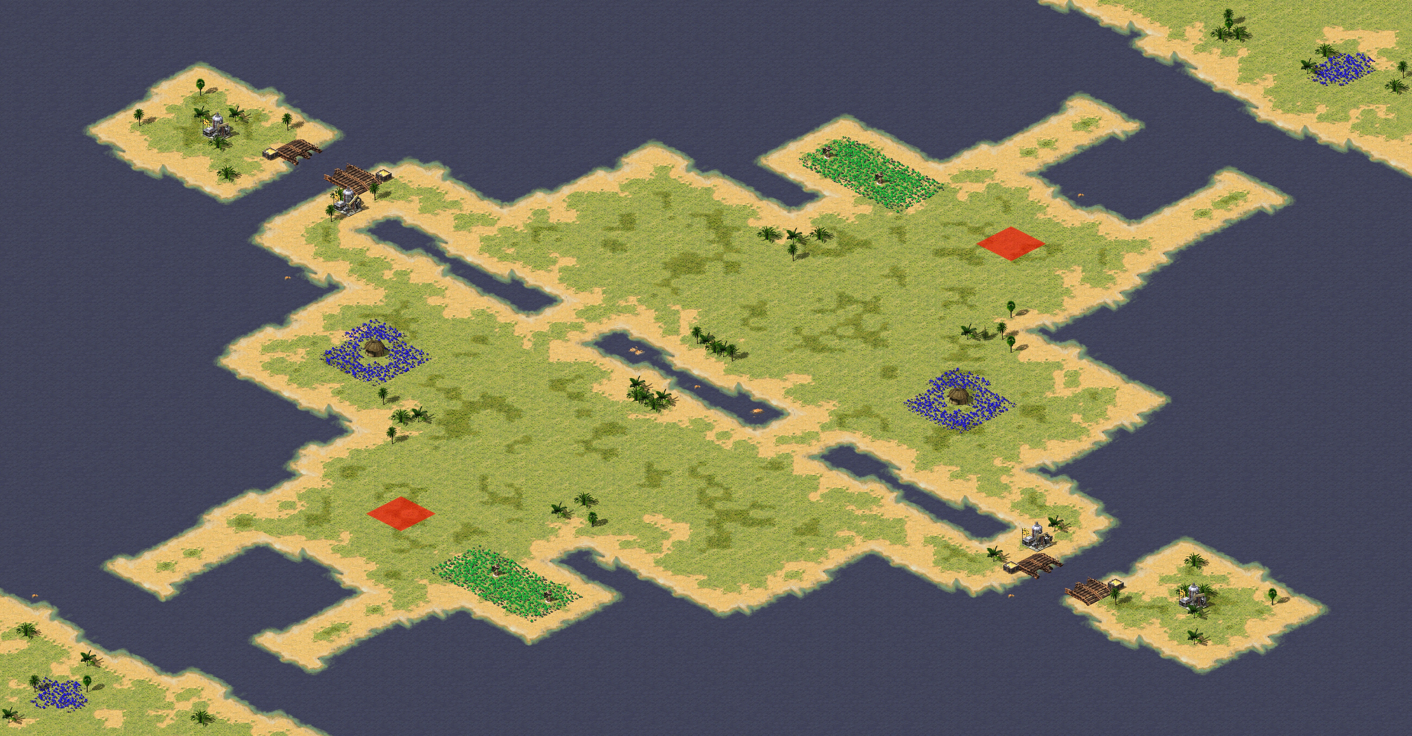 Rendered map: (2) Official Tournament Map B