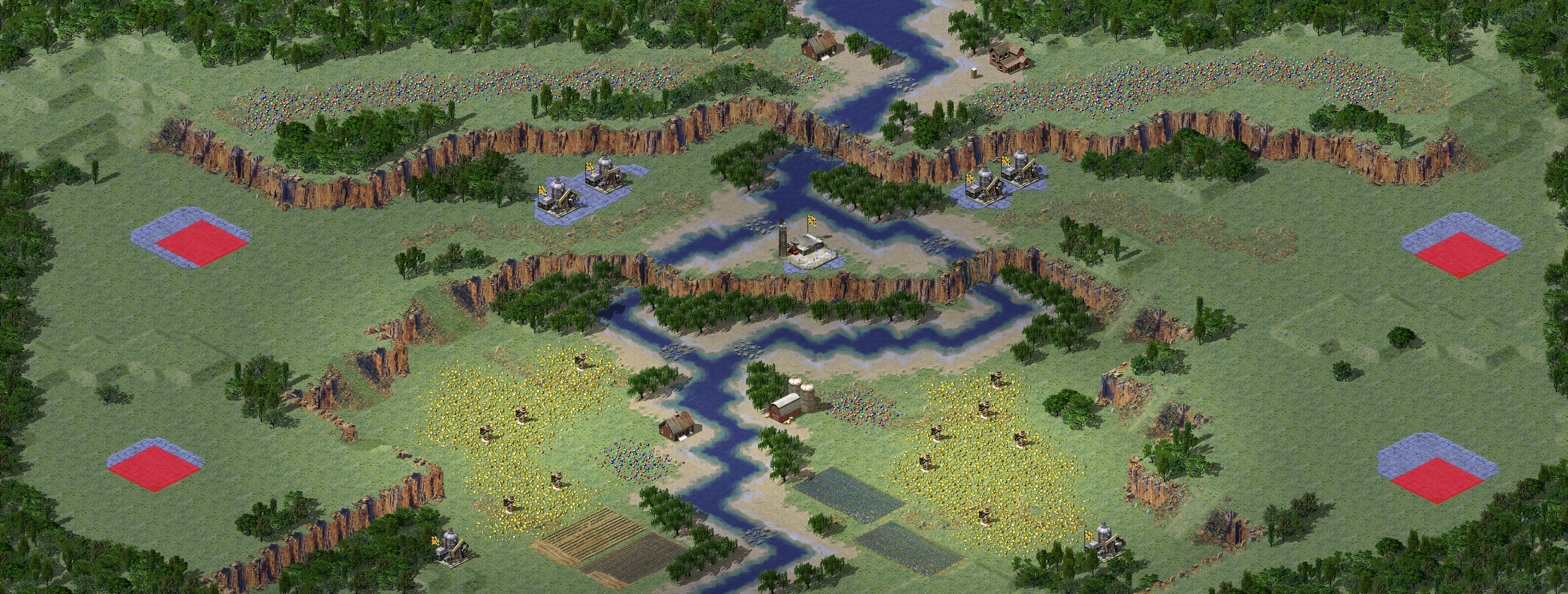 Rendered map: Three Paths
