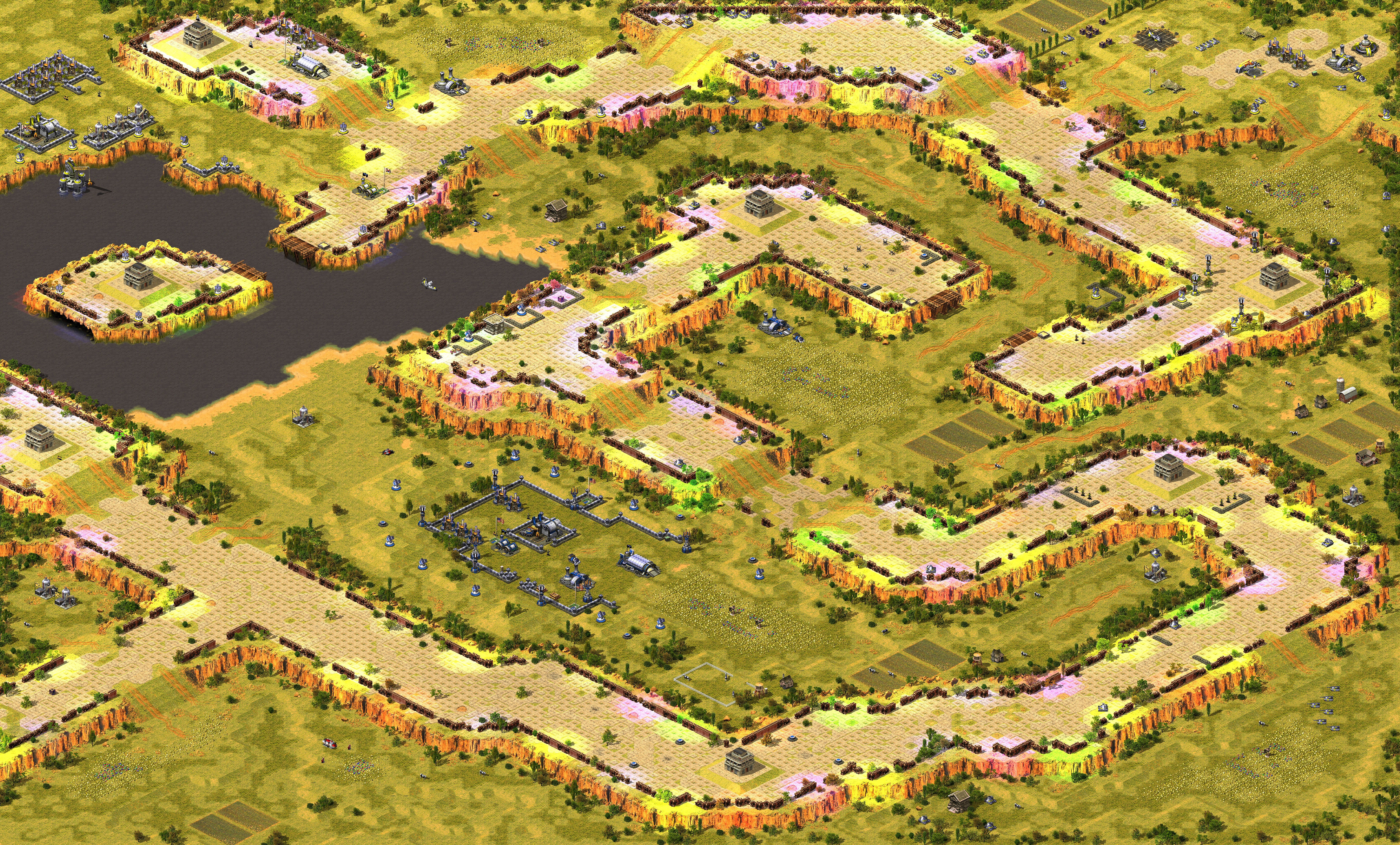 Rendered map: Driven up the Wall