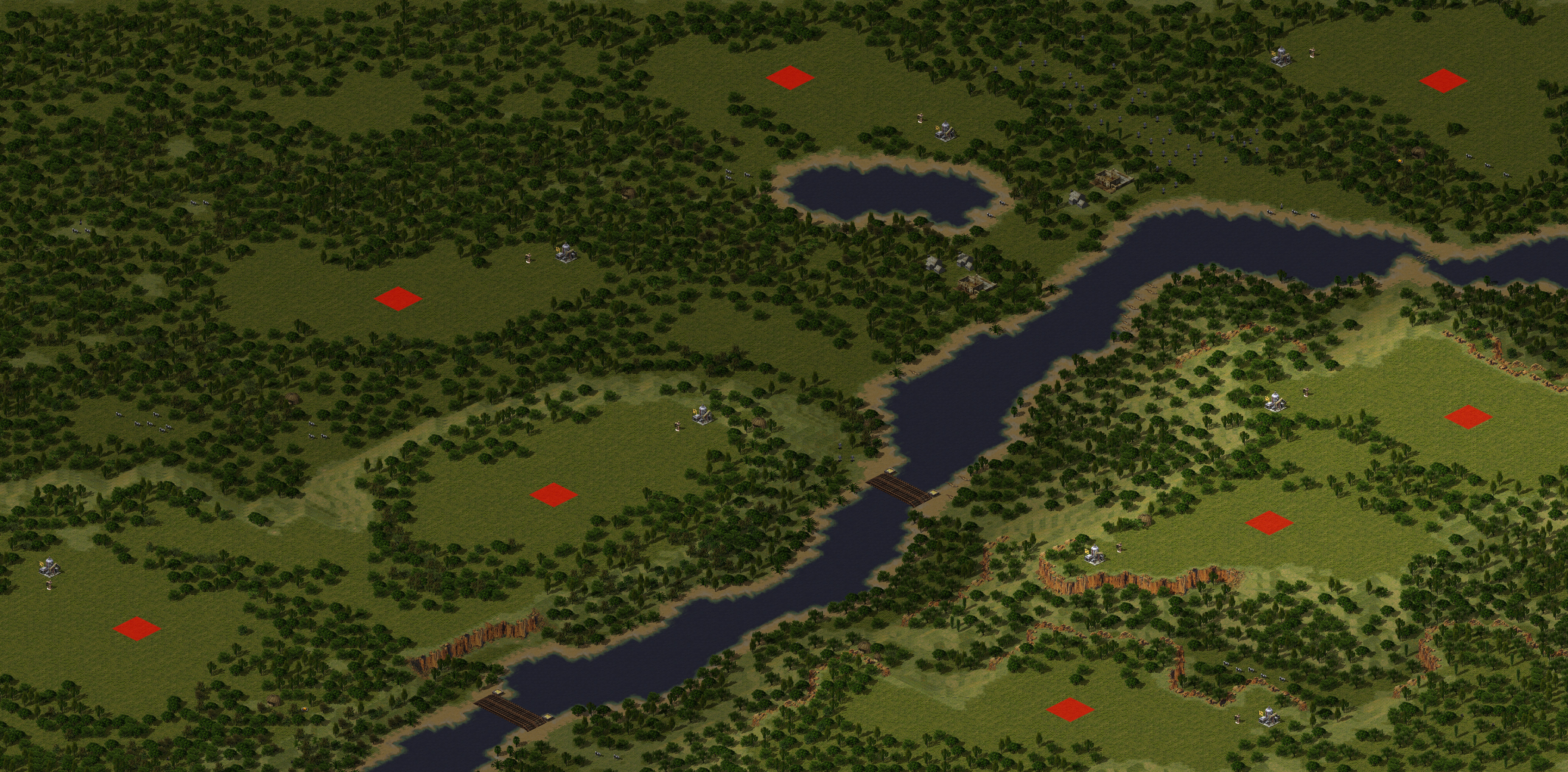 Rendered map: Jungle Skirmish