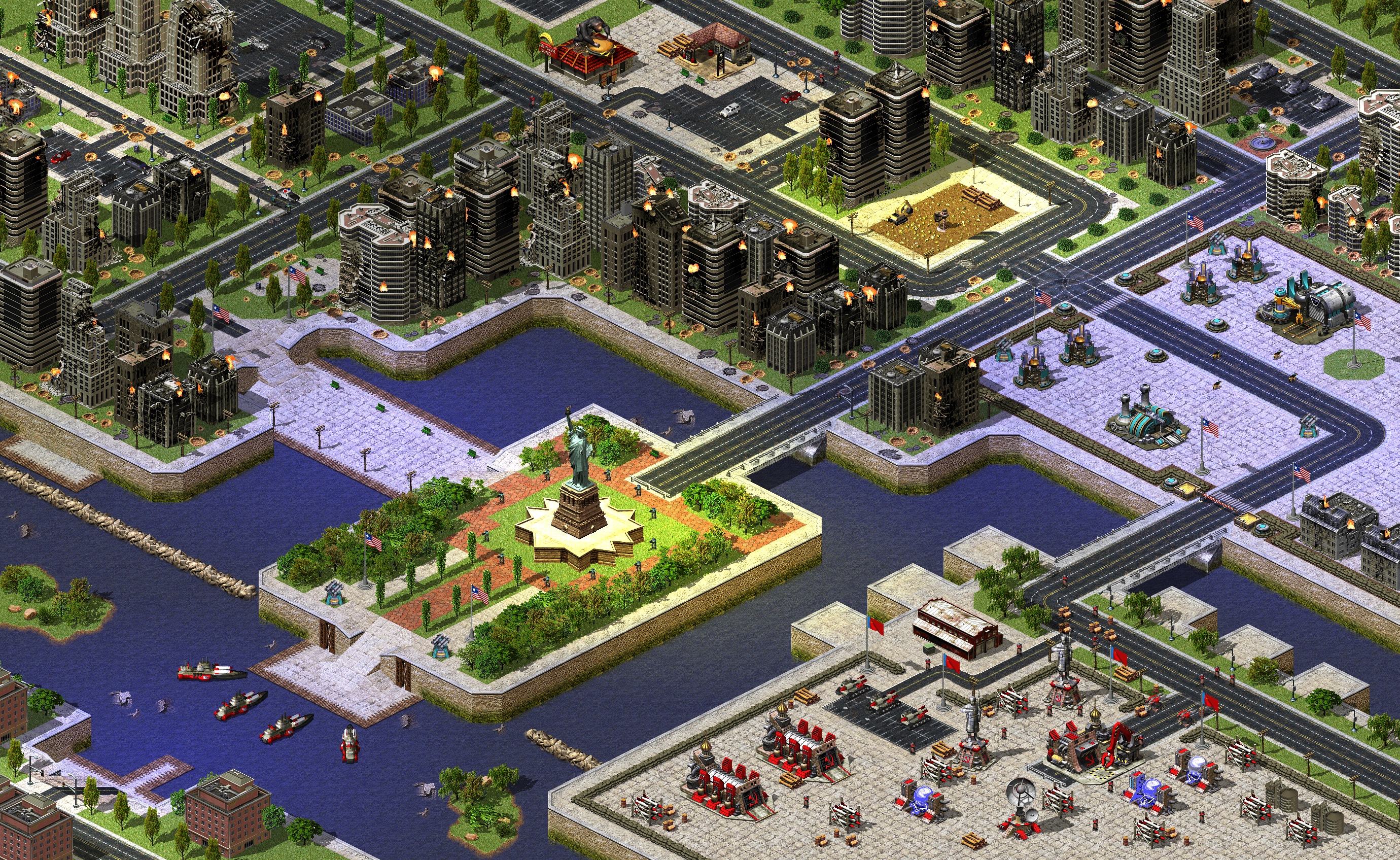 Rendered map: Allied Mission 1: Lone Guardian