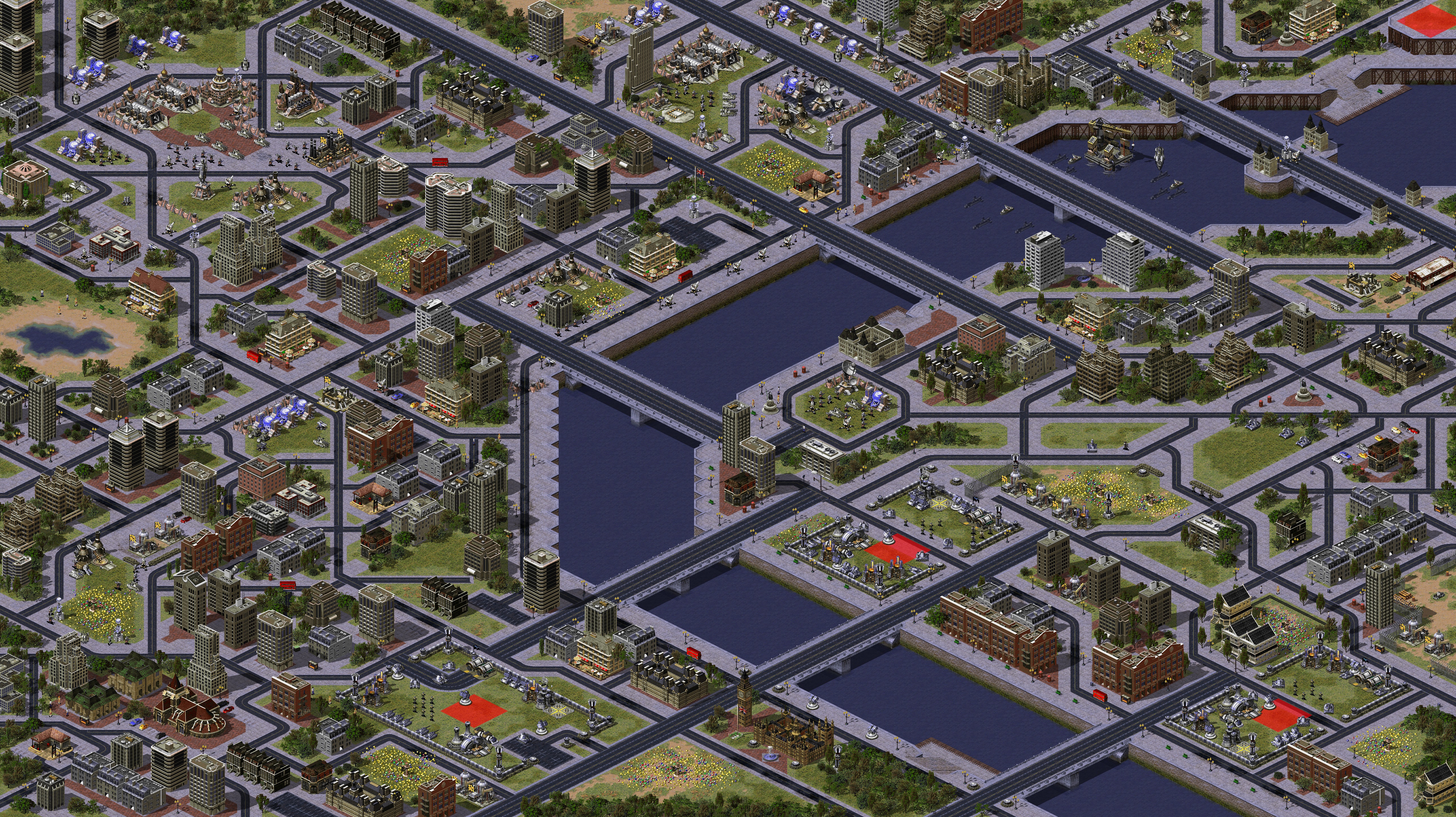 Rendered map: Defend Parliment
