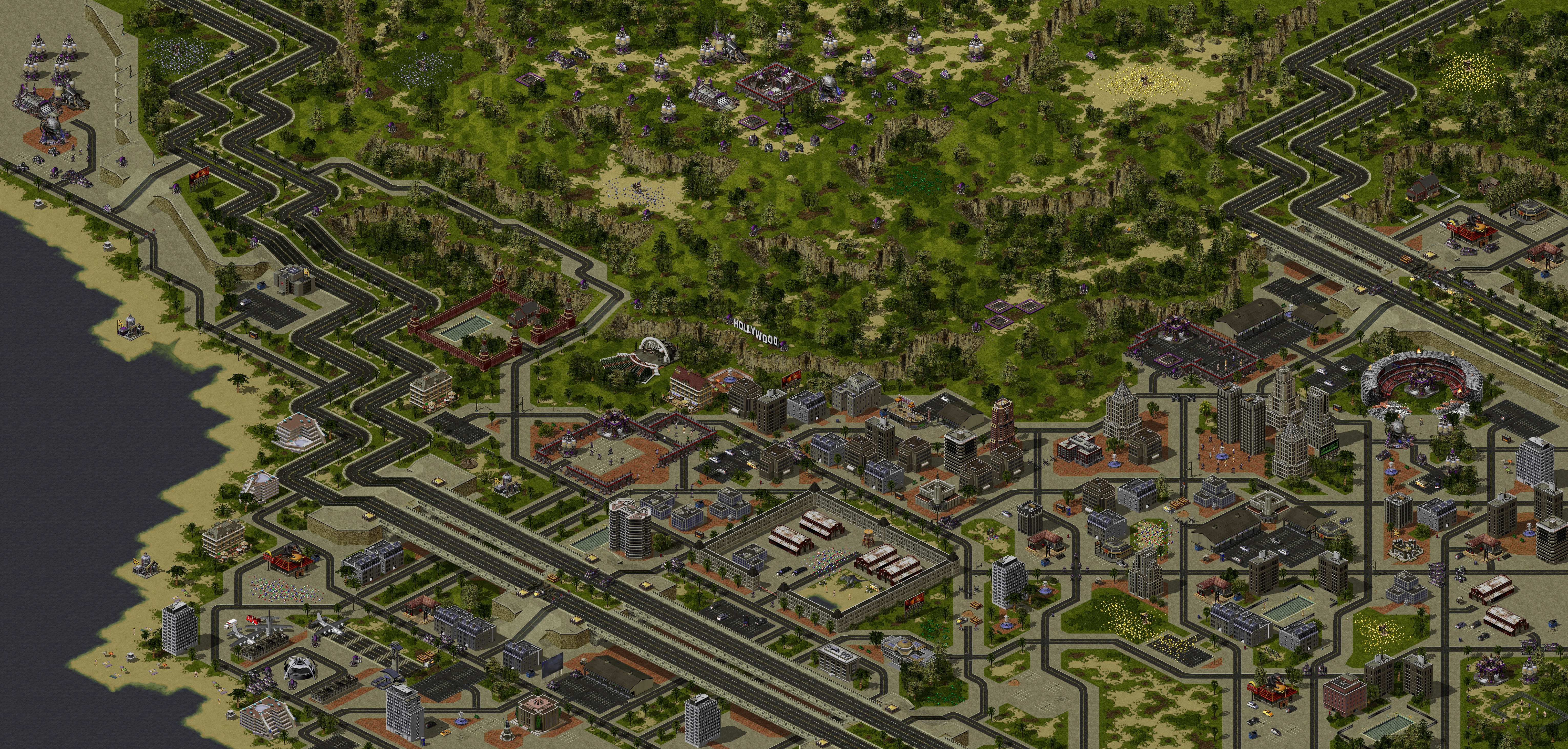 Rendered map: Allied Mission 2: Hollywood and Vain