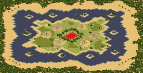 Rendered preview of Lack of space by murphy 3.0v.map