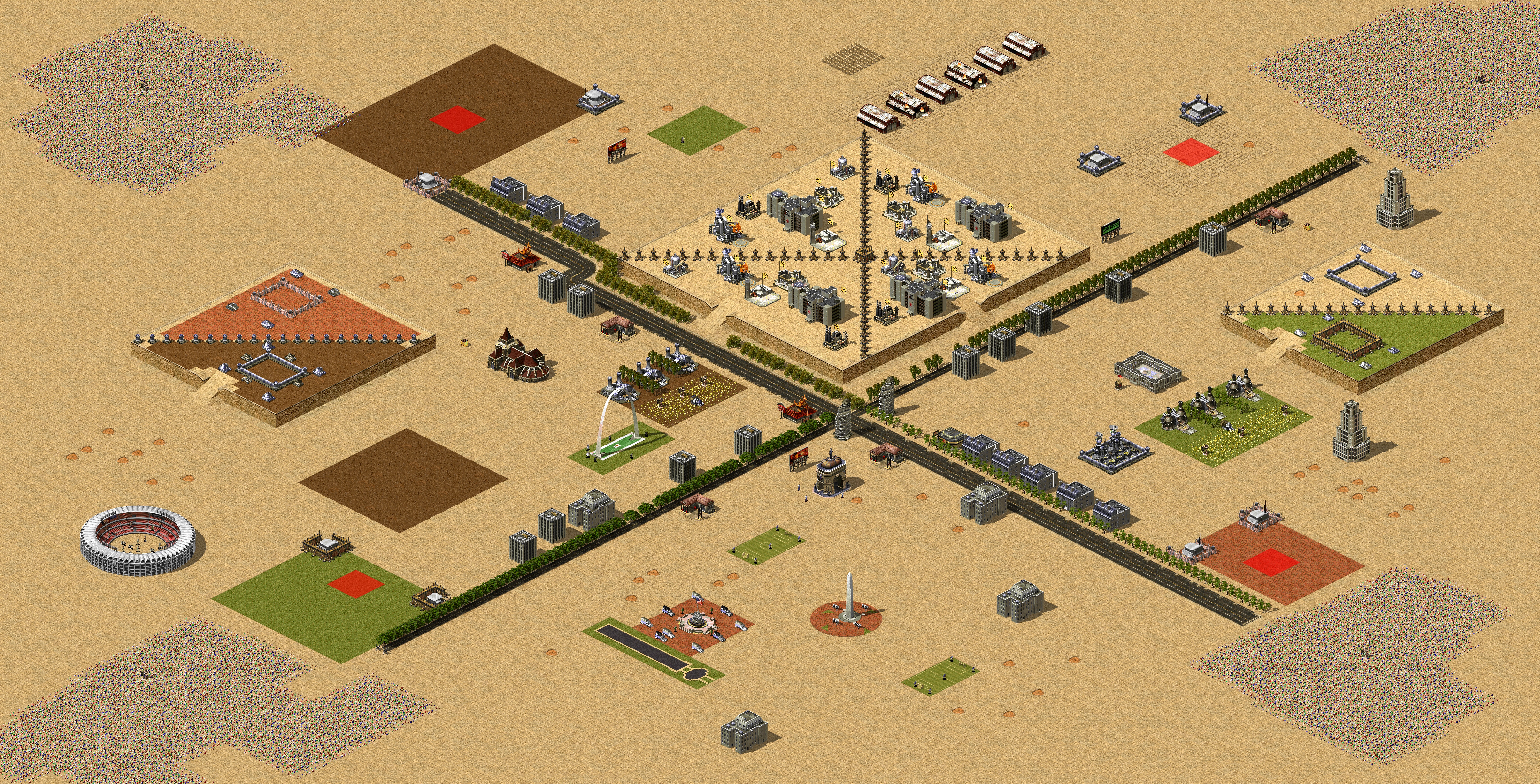 Rendered map: POW Rescue