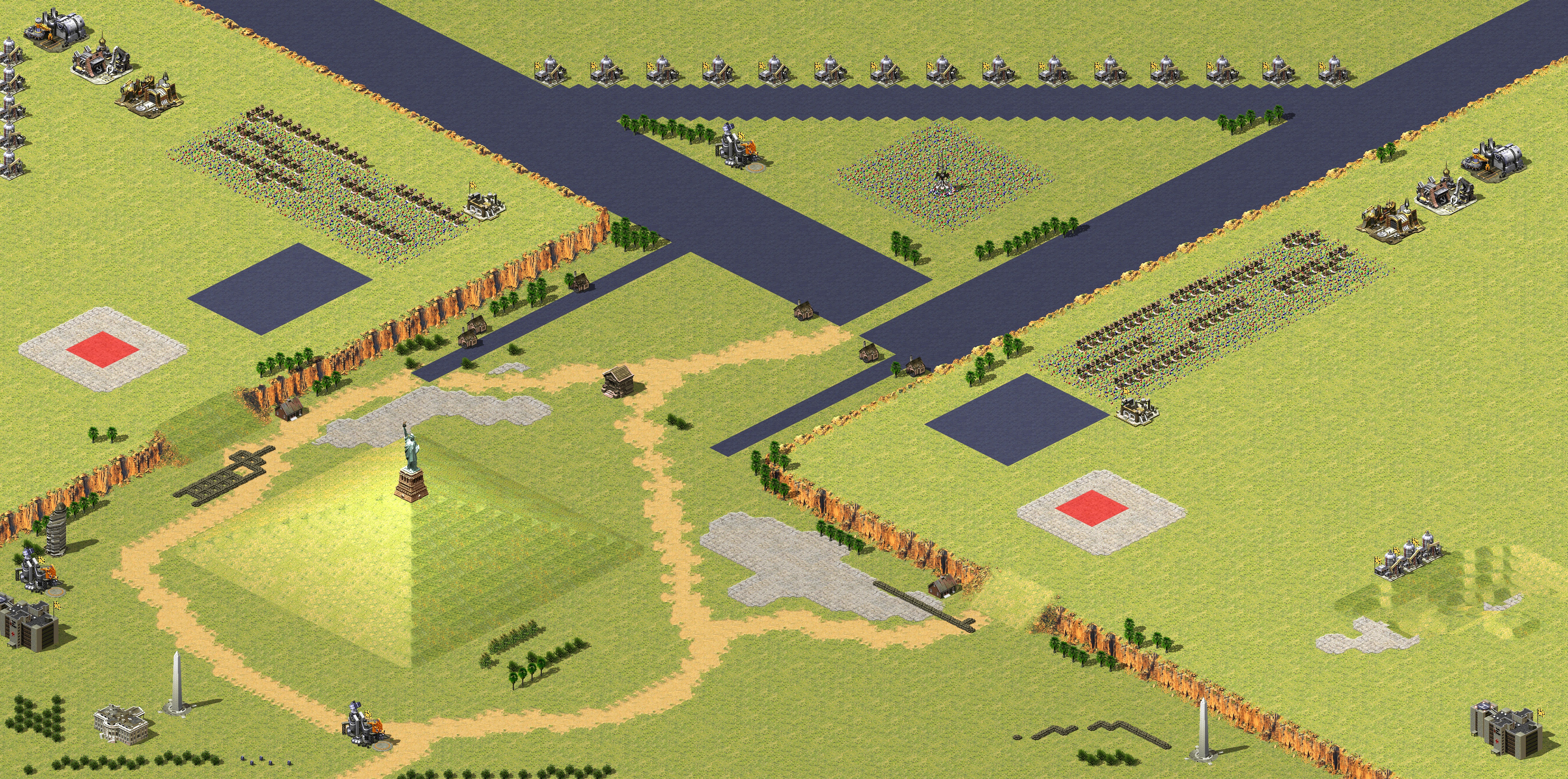 Rendered map: 1v1 Combat