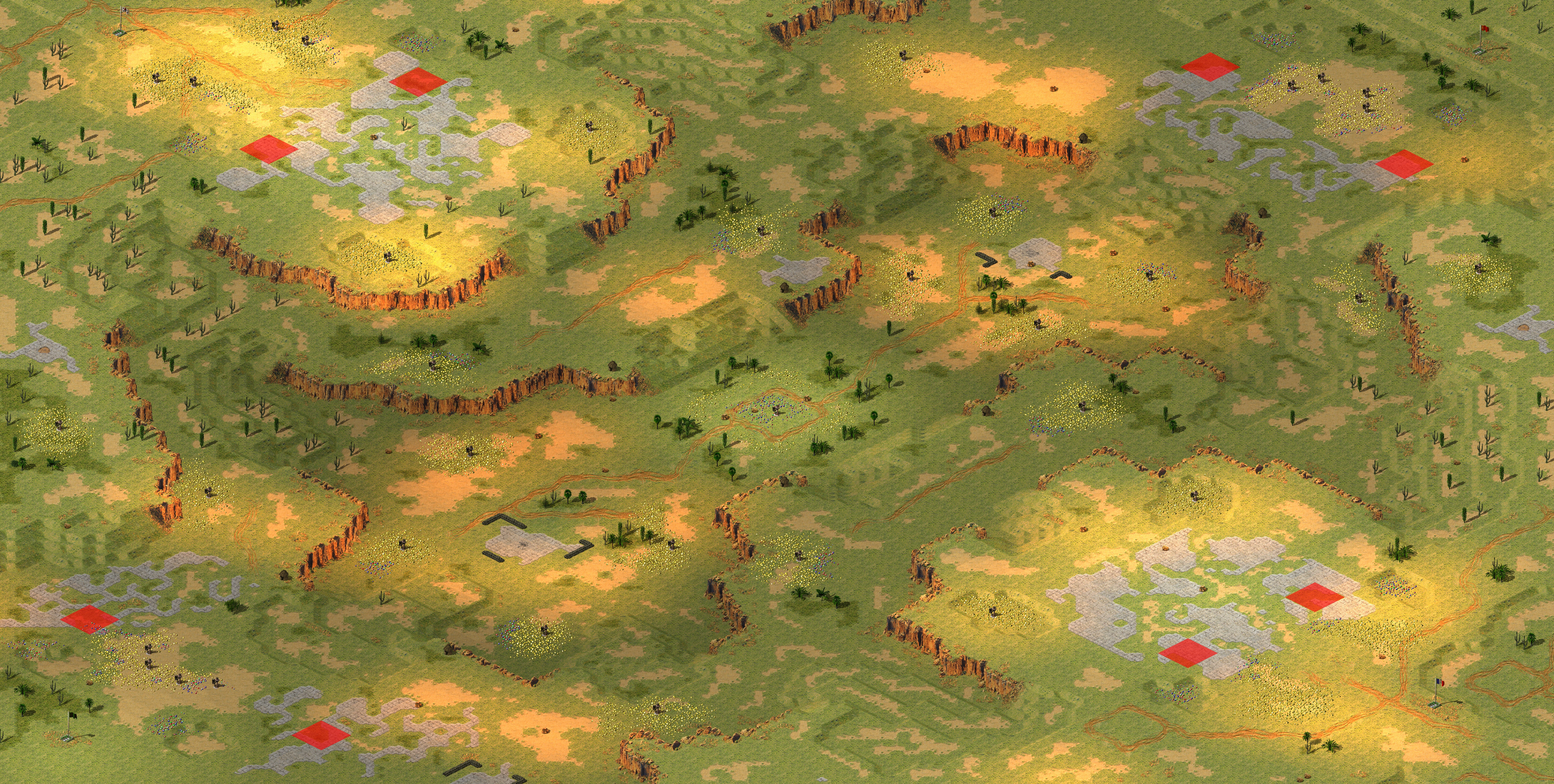 Rendered map: Cliffs of Mongolia (YR Port)