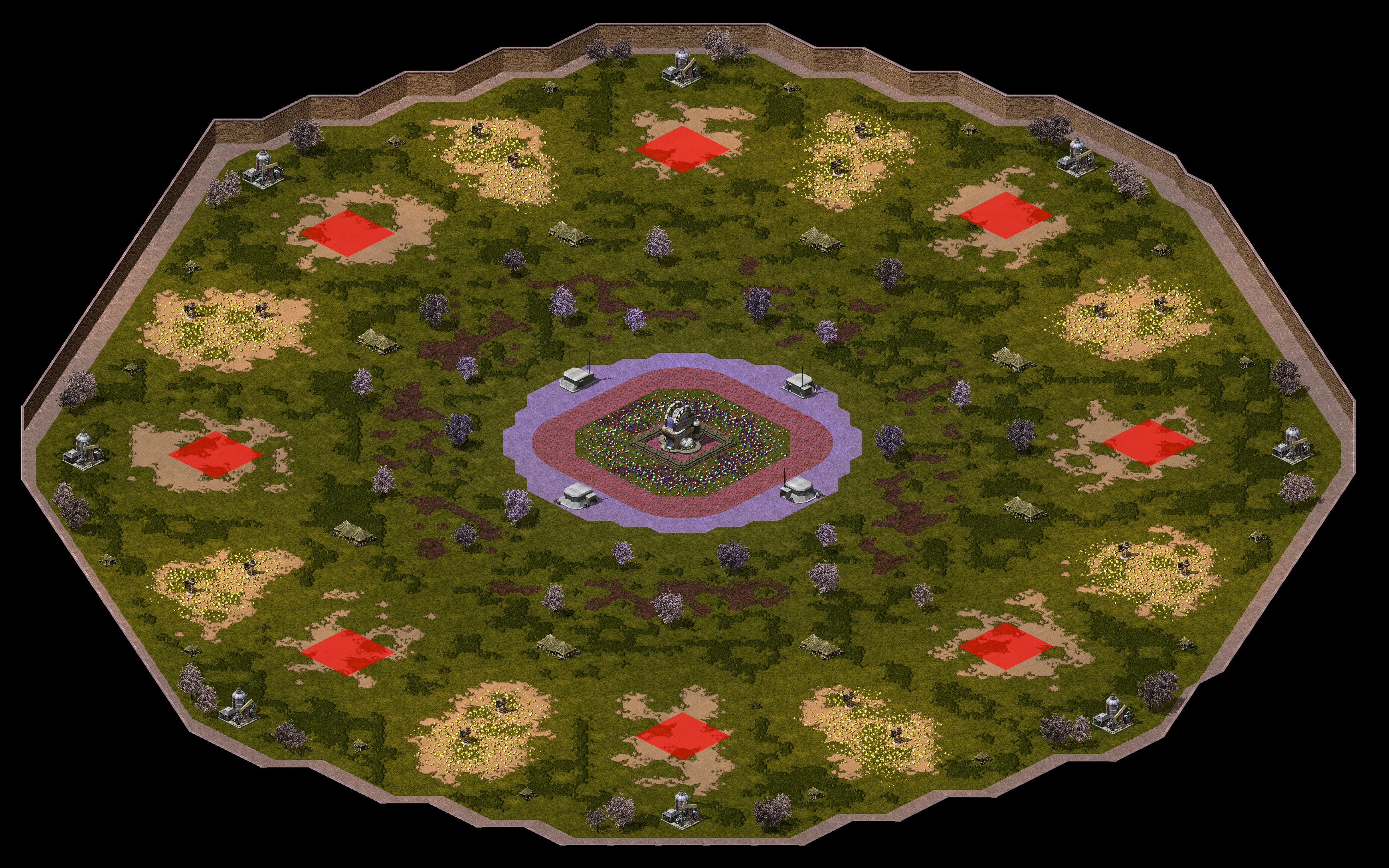 Rendered map: Round the World