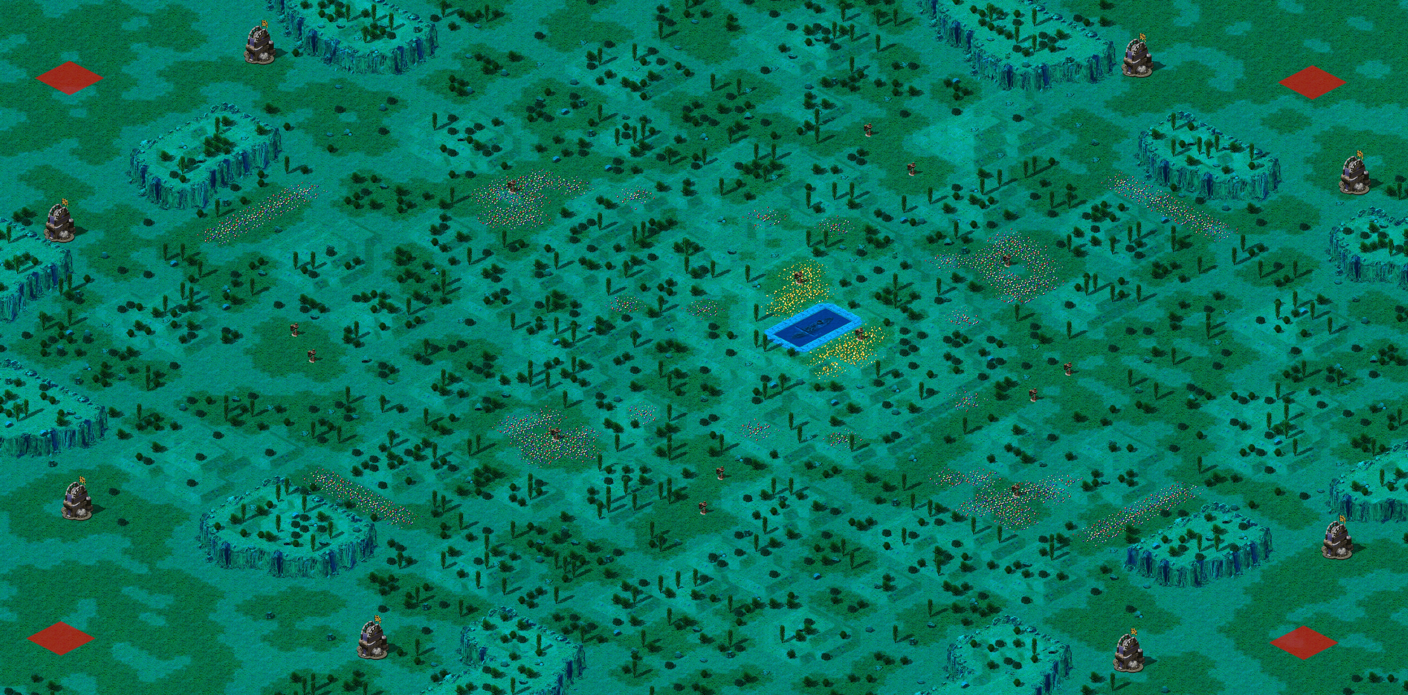 Rendered map: Under Water