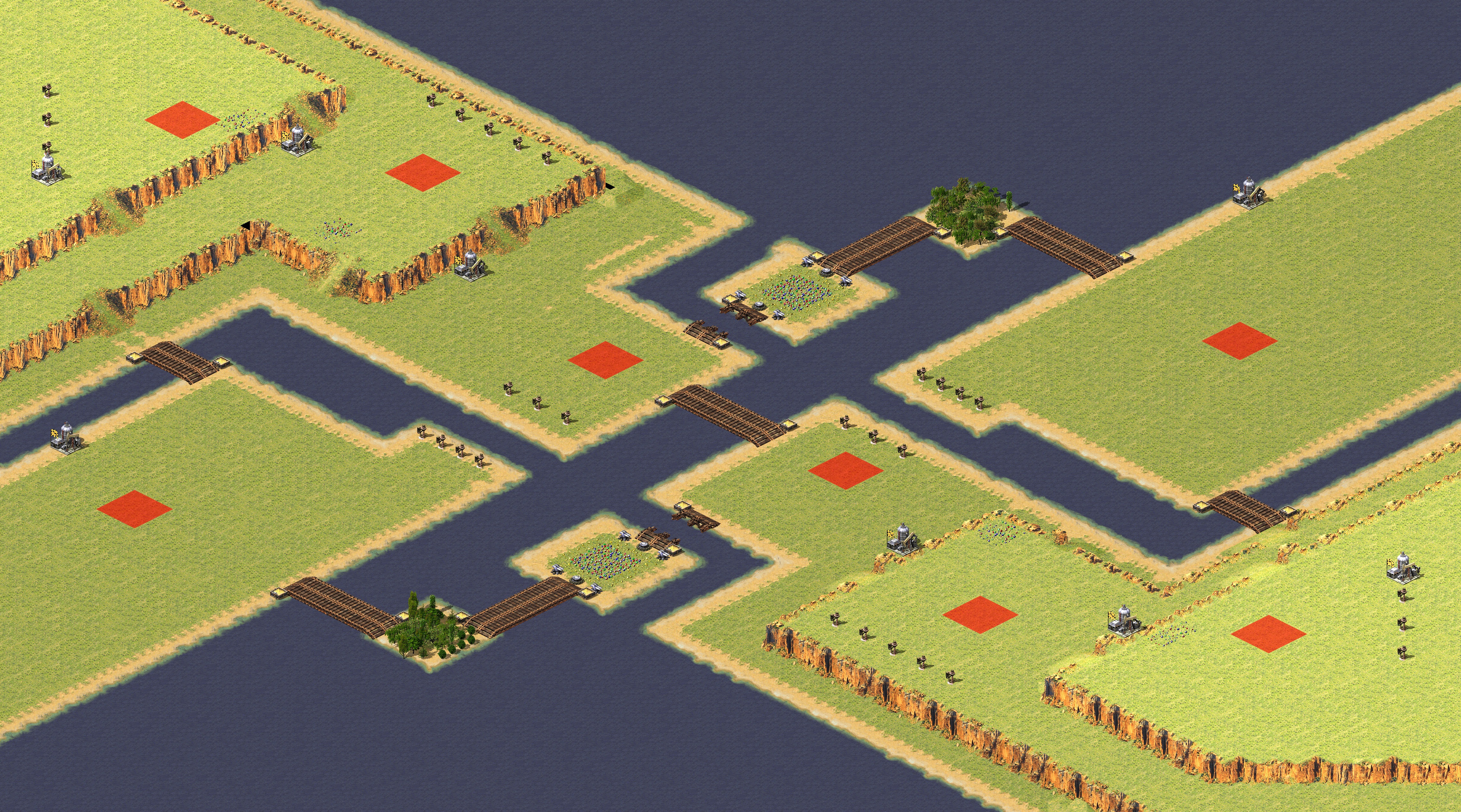 Rendered map: 攻防一体1.cha.