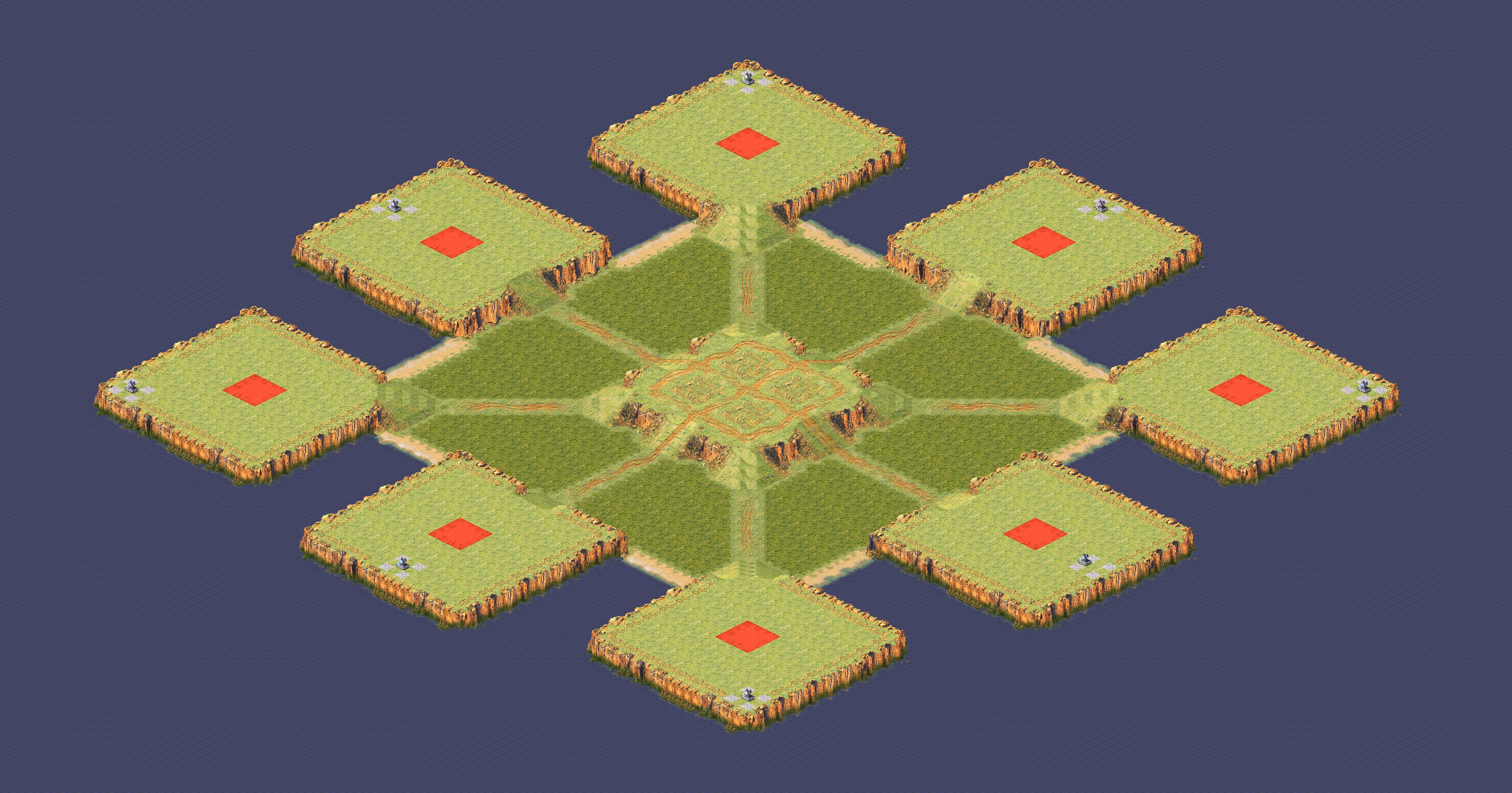 Rendered map: manghe dagaoyuan (CD Ver.)