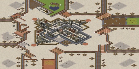 Rendered preview of walls of jericho