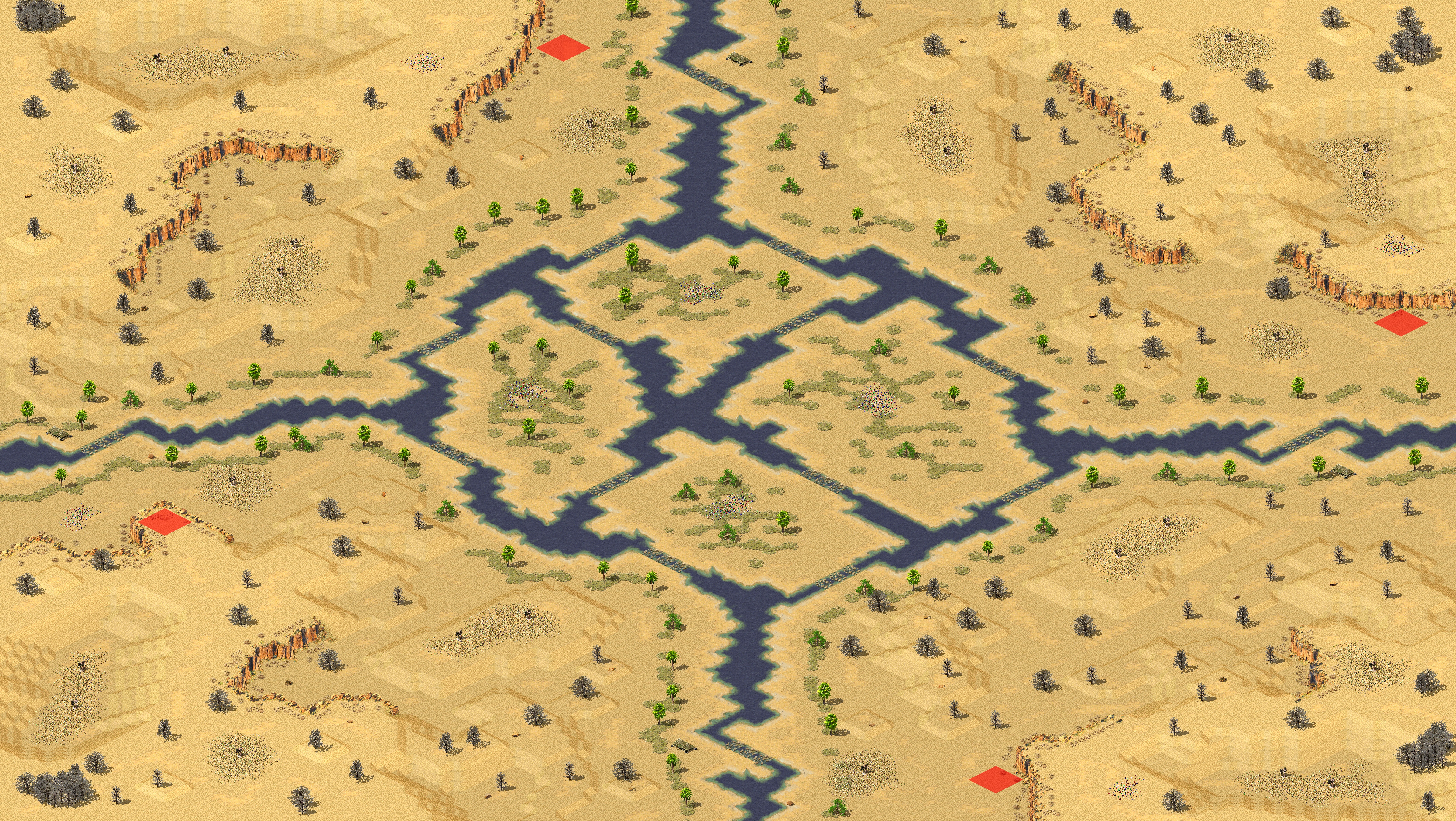 Rendered map: Desert Springs v1.3