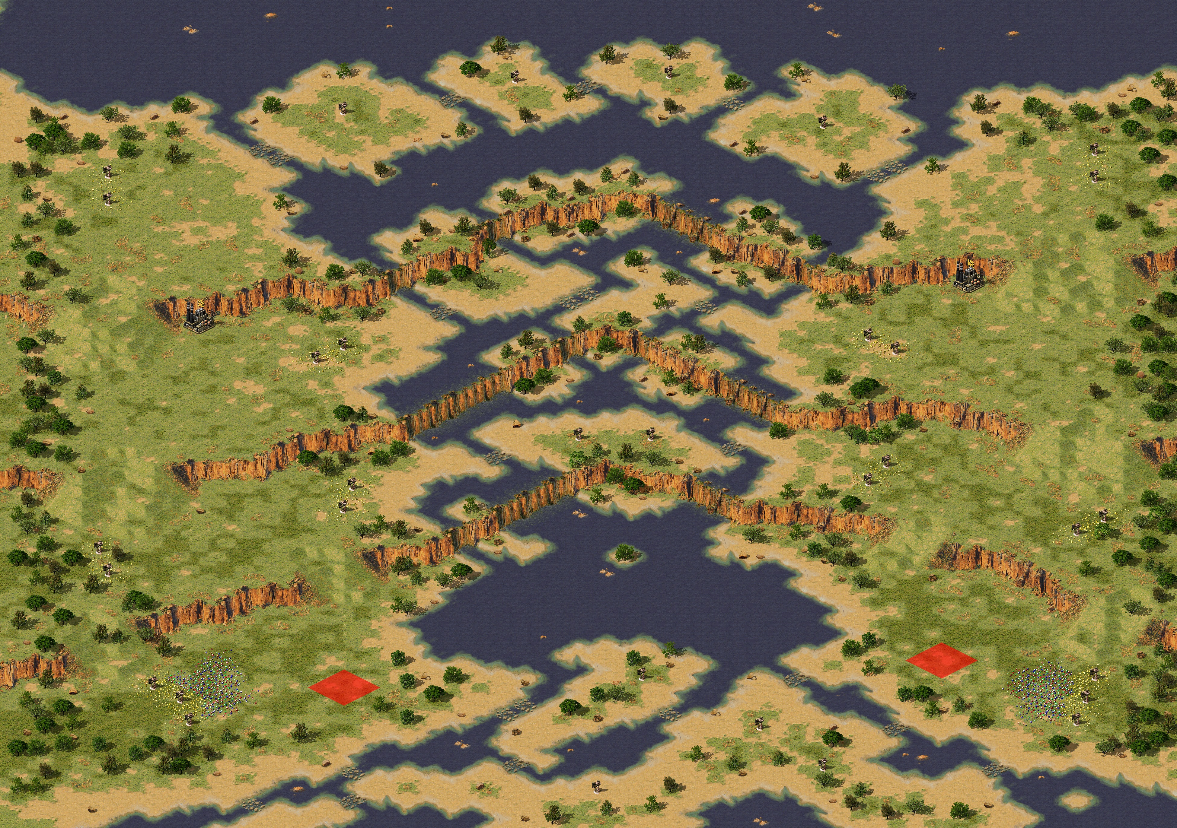 Rendered map: YR-dahebenliu