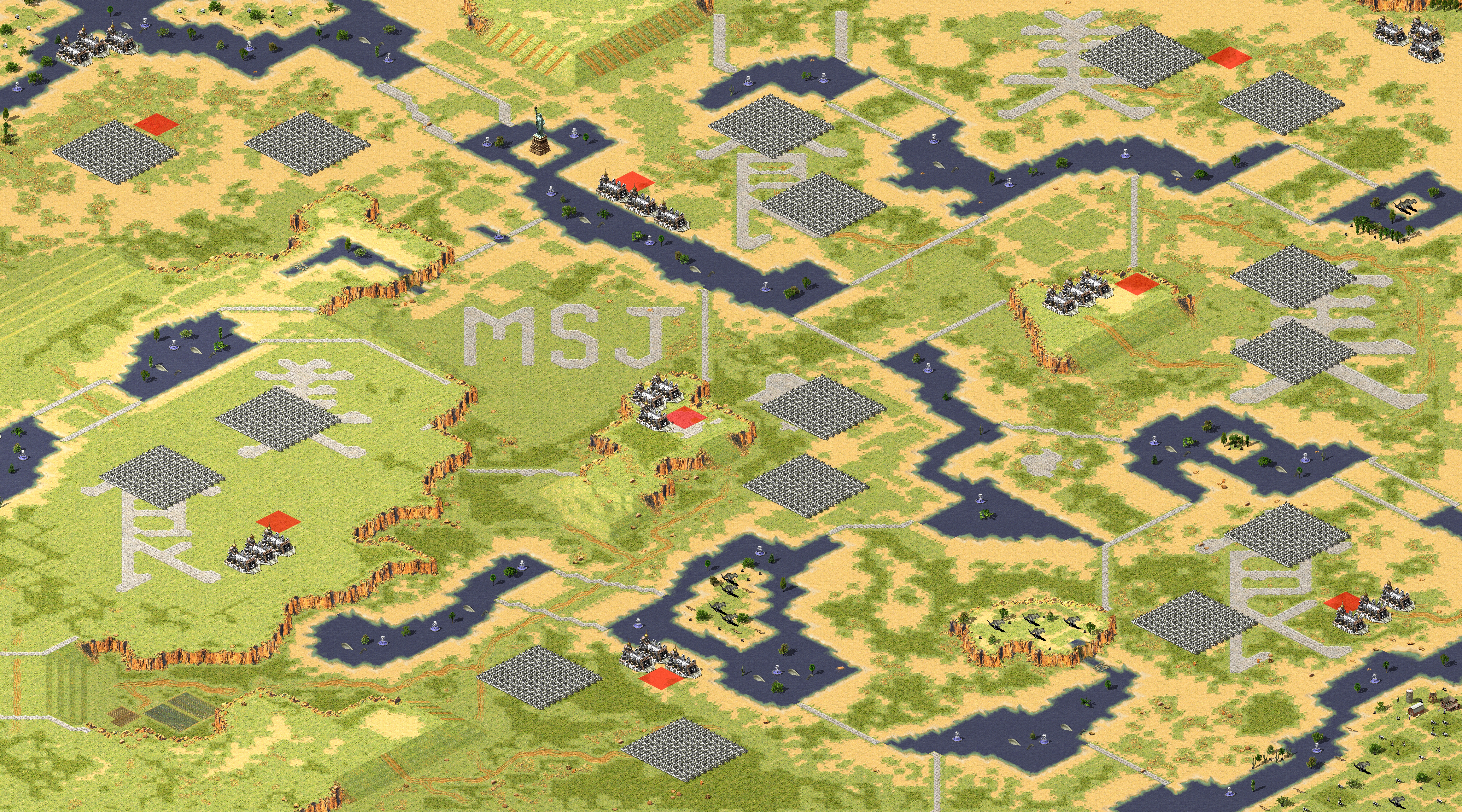 Rendered map: Gourmet Boulevard Apocalypse (4v4)