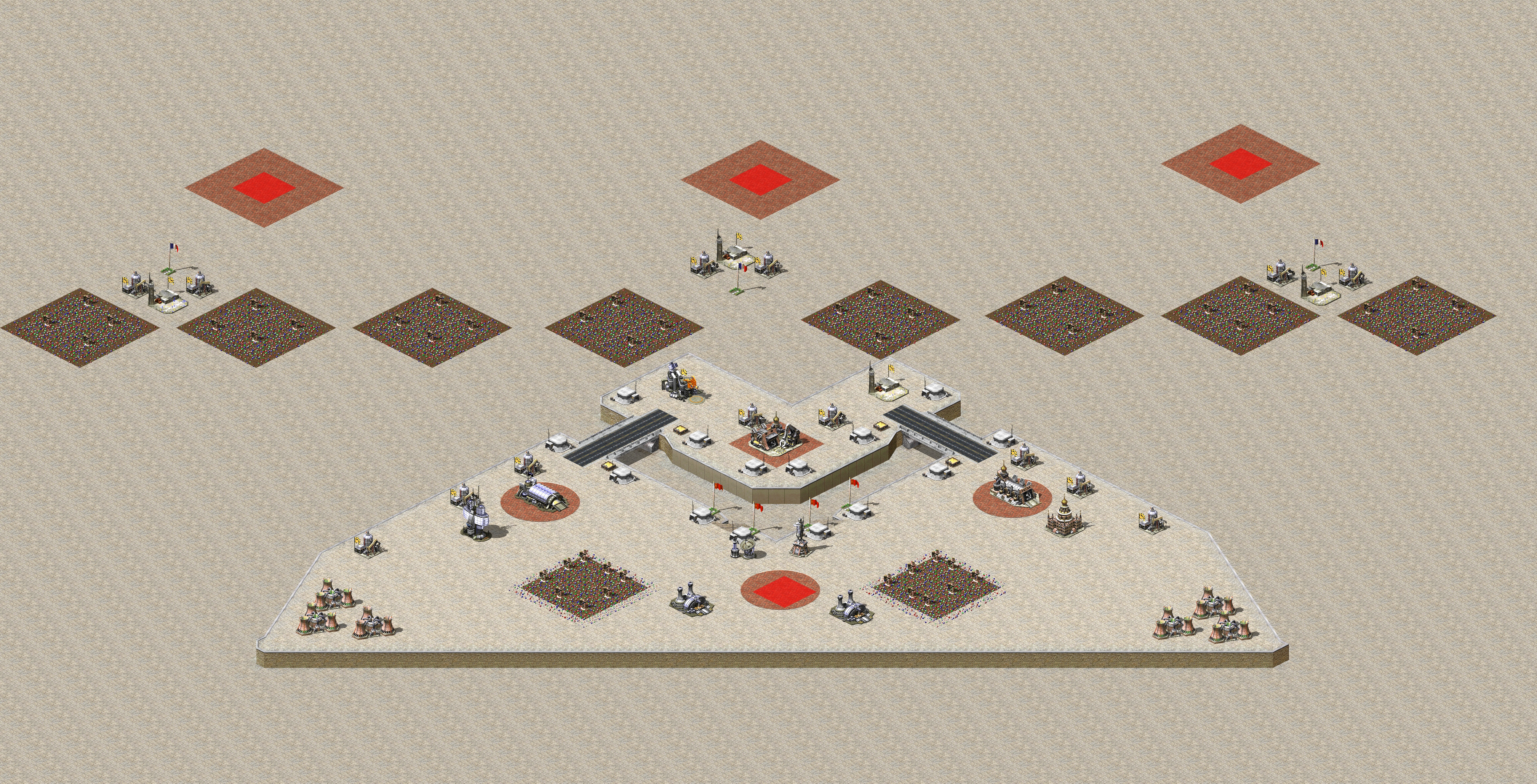 Rendered map: 1v3 Head-On