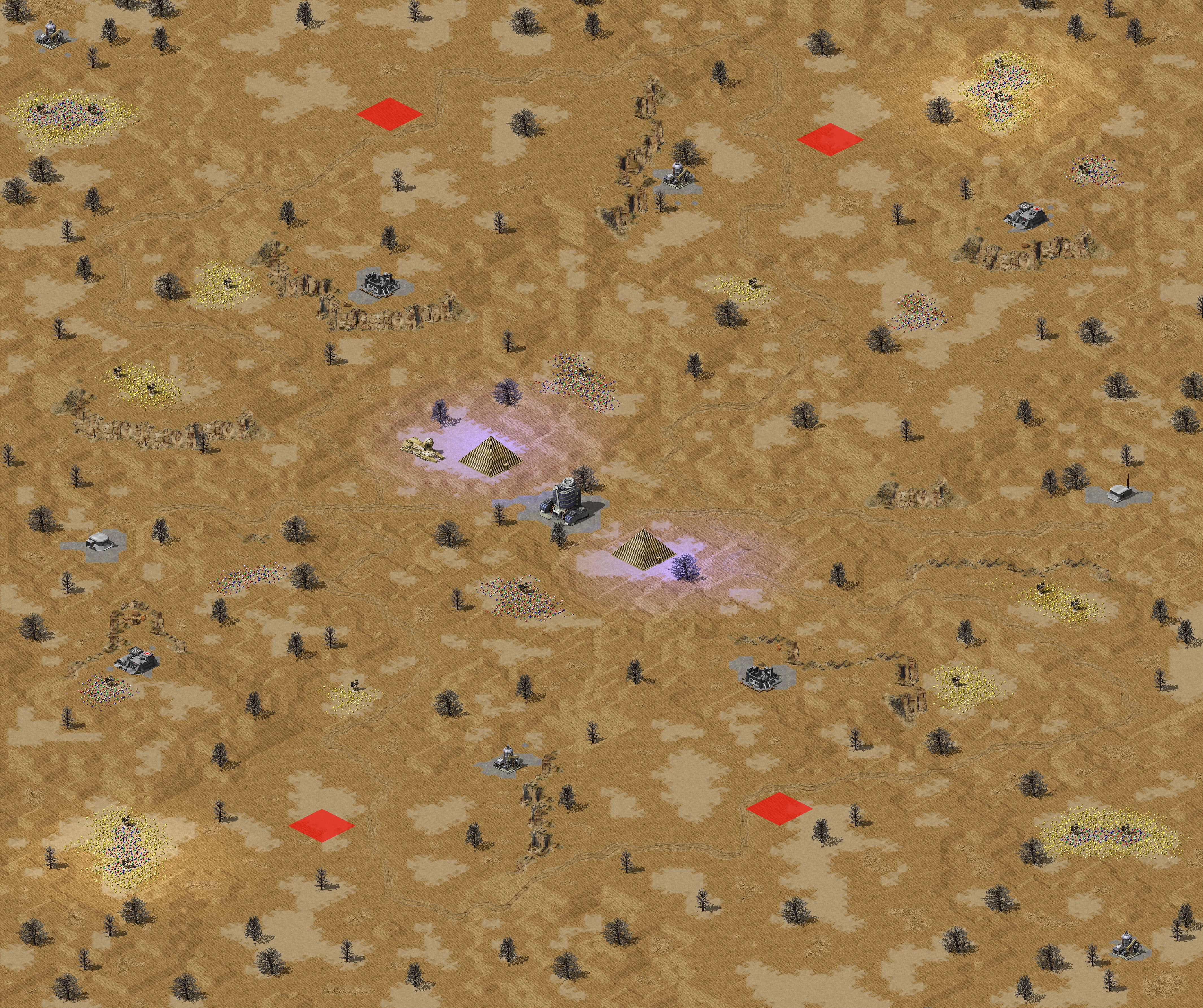 Rendered map: Barren Valley
