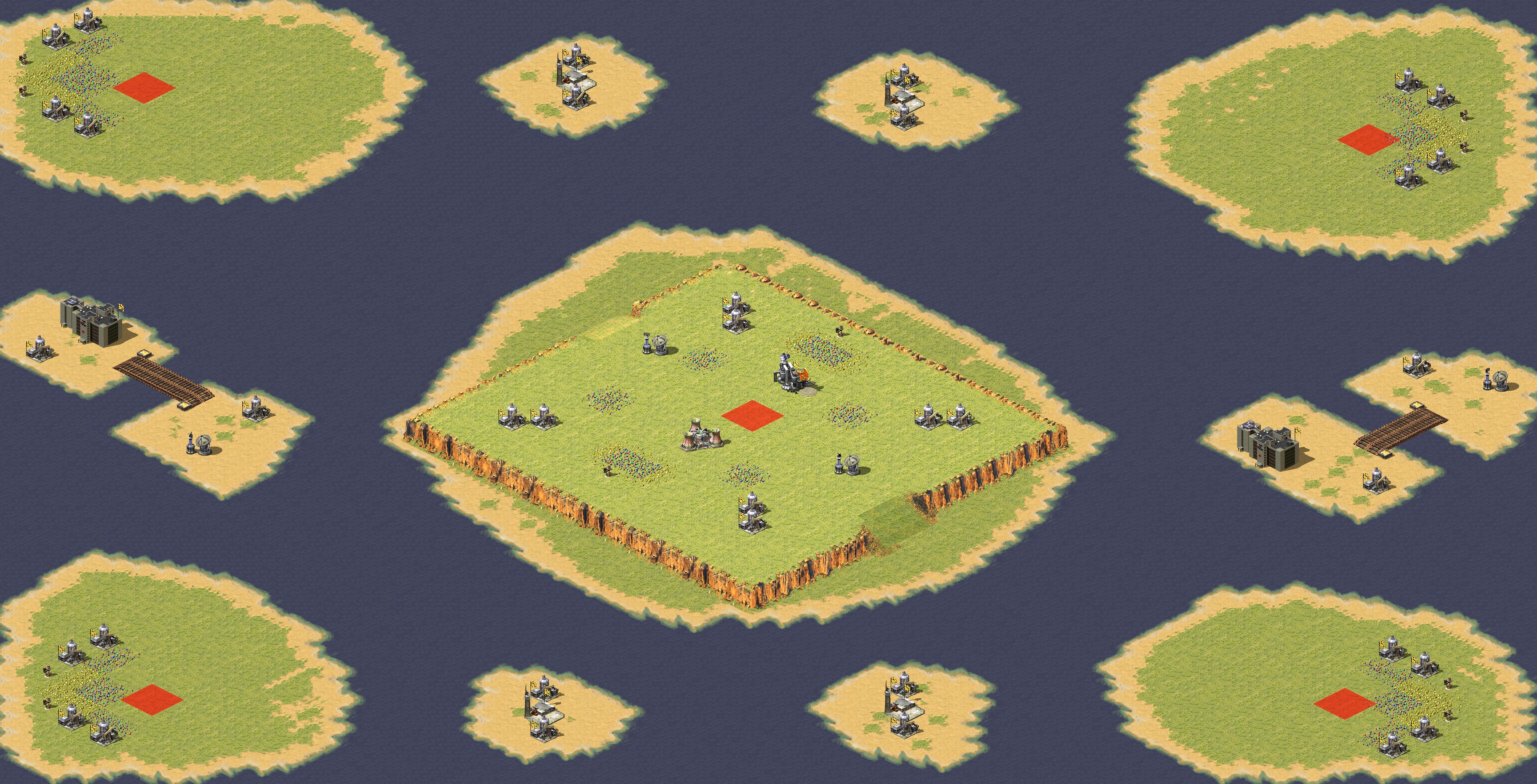 Rendered map: Island War (2)