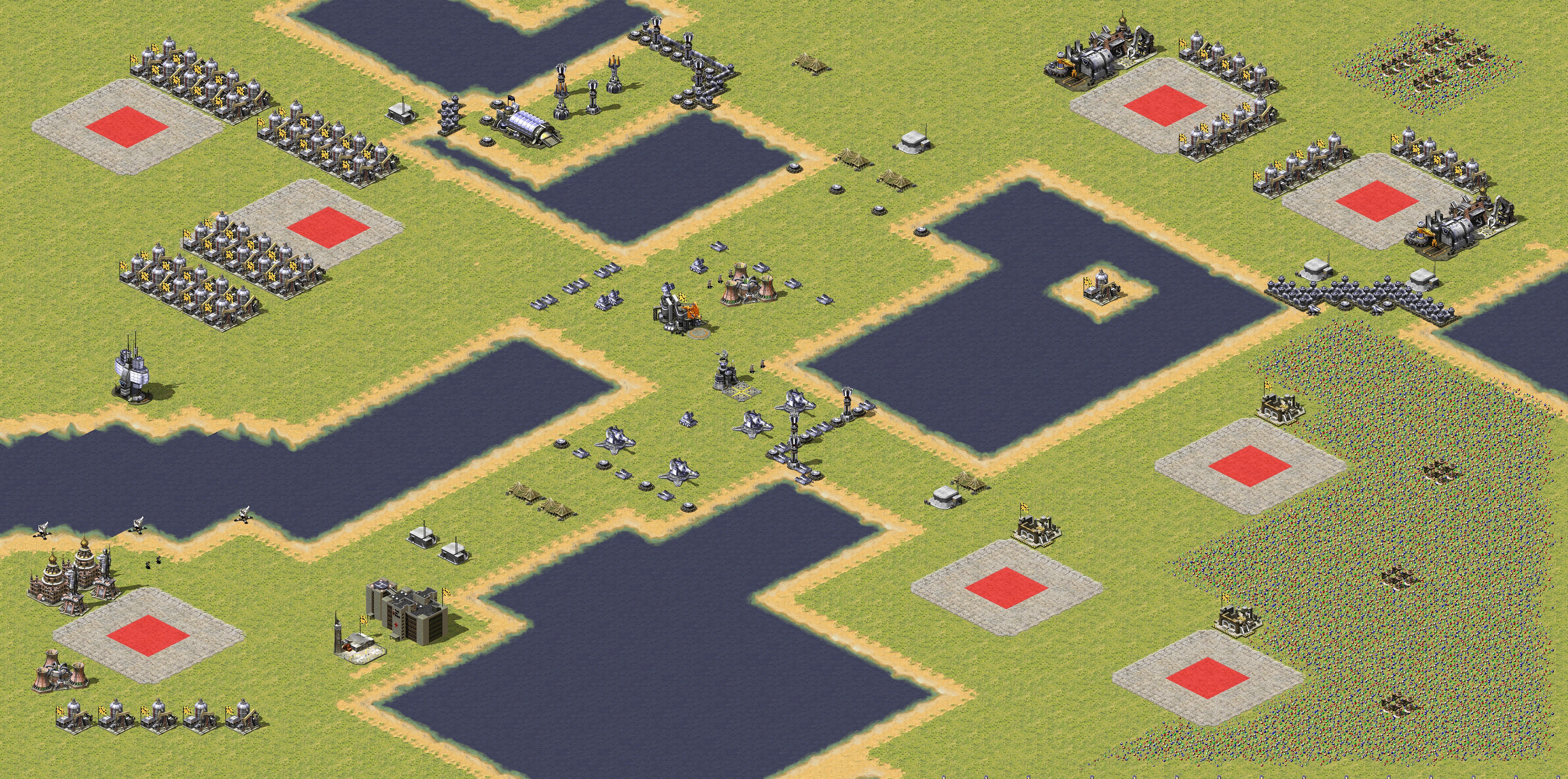 Rendered map: Unbalanced 3v2v2v1 (Official 1)