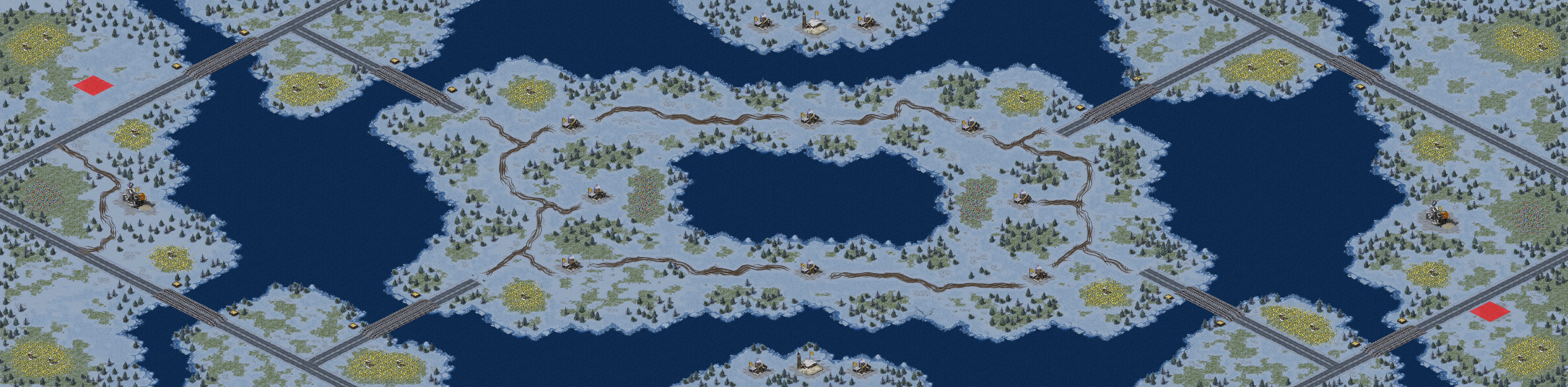 Rendered map: 北极圈 LE
