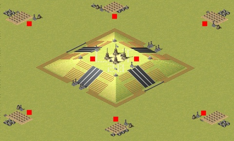 Rendered preview of 2 Allied 6 Soviet Hilltop Assault