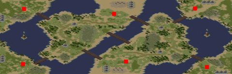 Rendered preview of Land-Sea 6-Player Melee