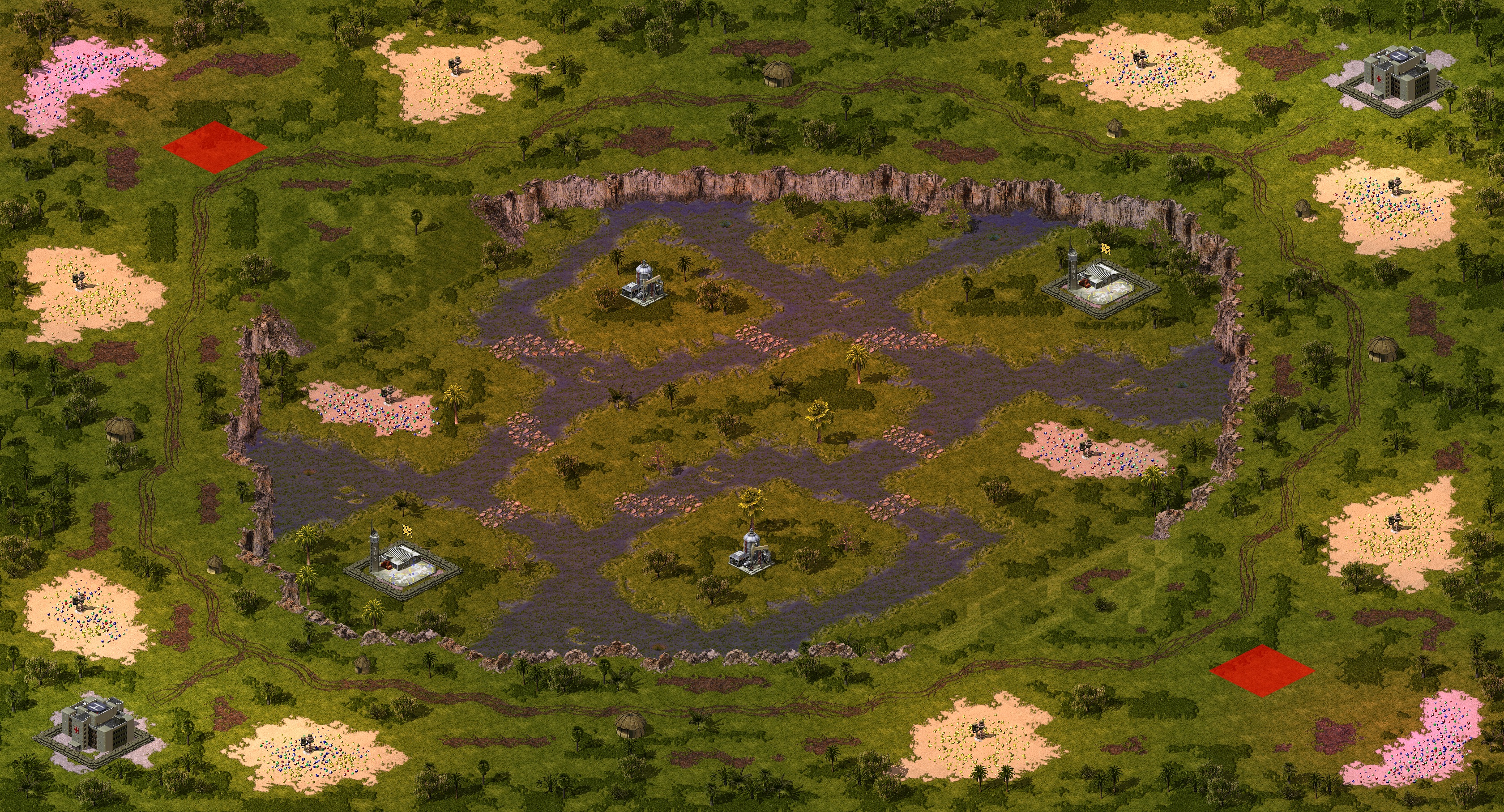 Rendered map: Swamp Fever