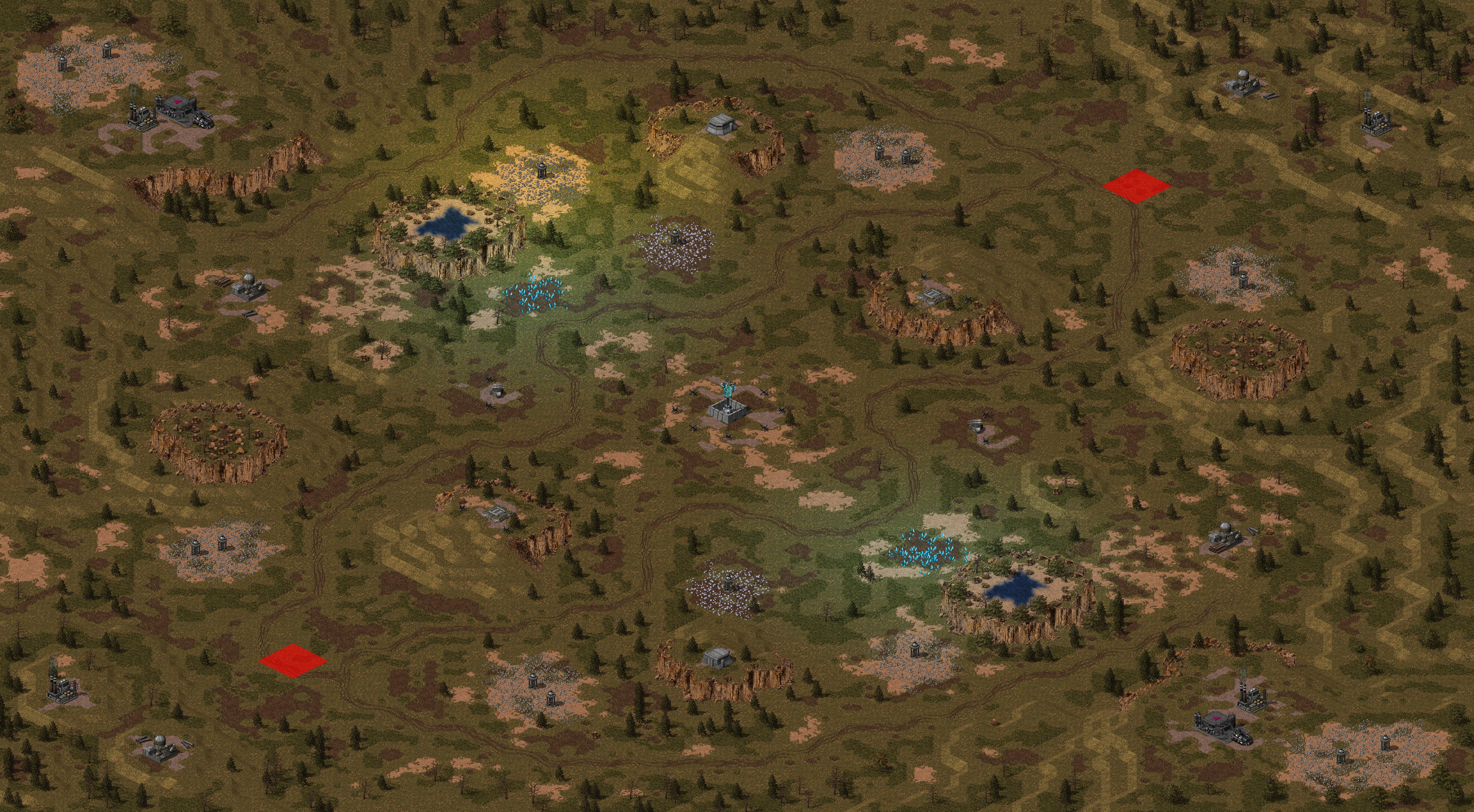Rendered map: Sekigahara