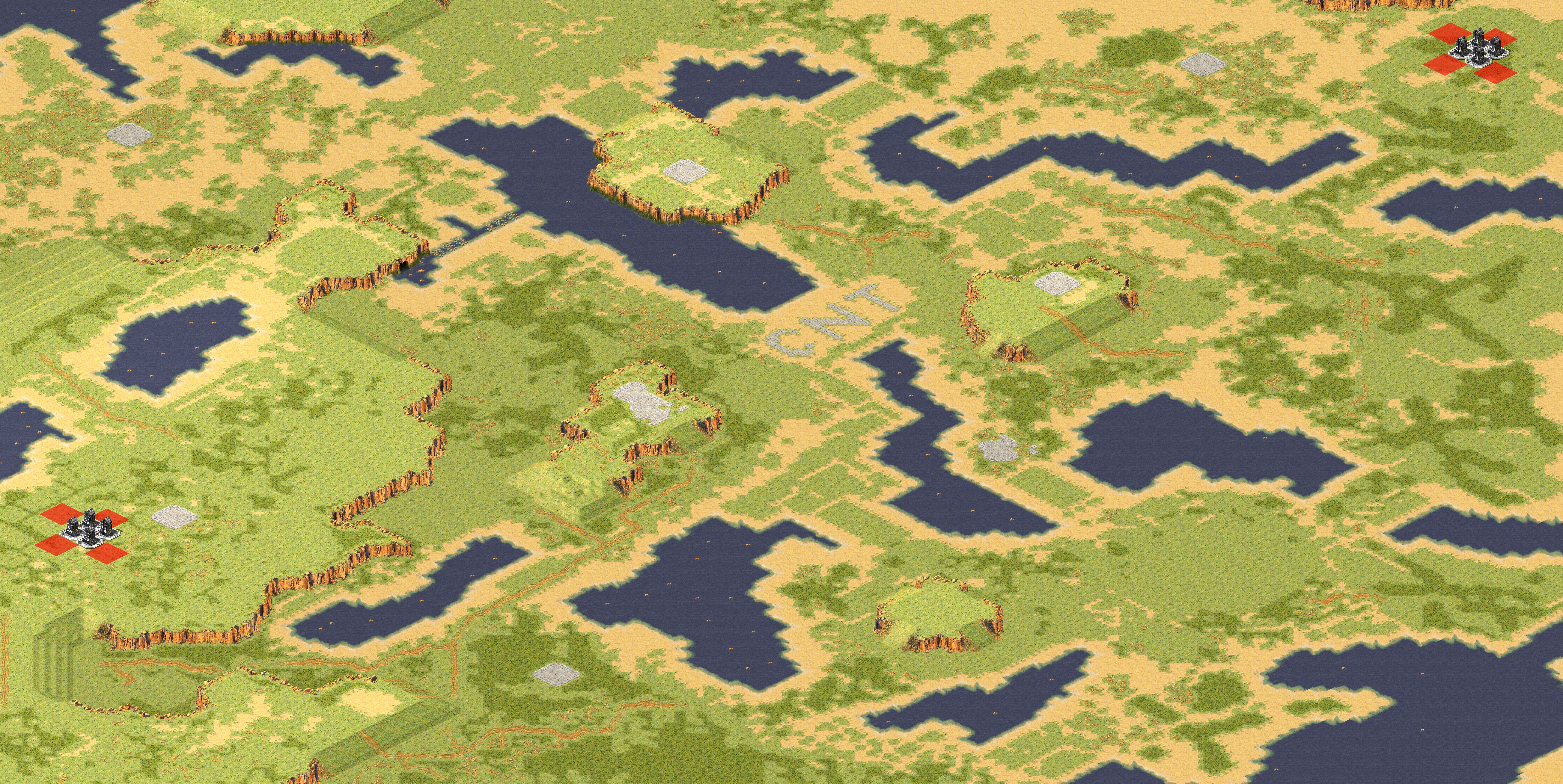 Rendered map: CNT Apocalypse Battle 4v4 - Meadow