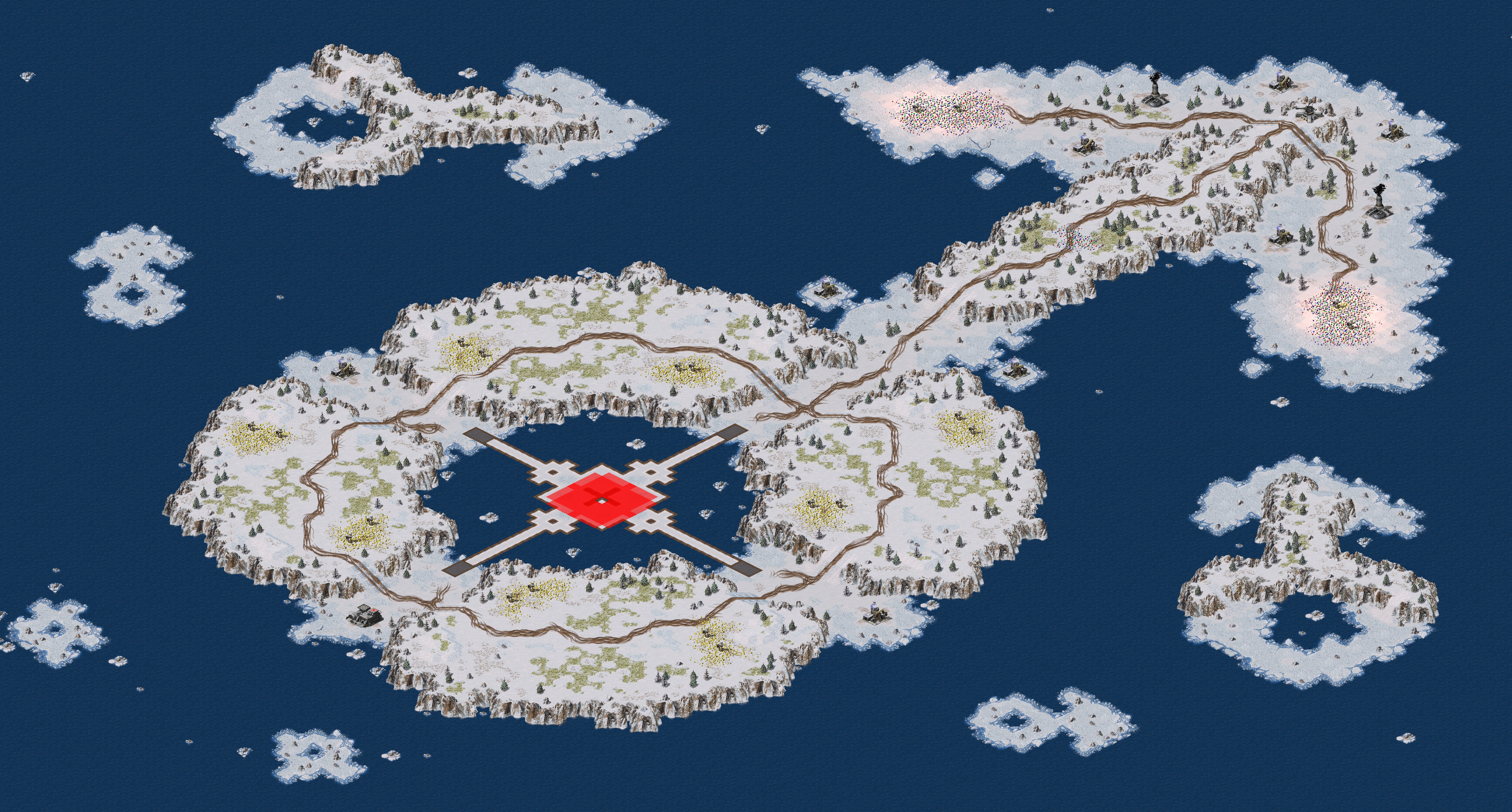 Rendered map: Man on the Run