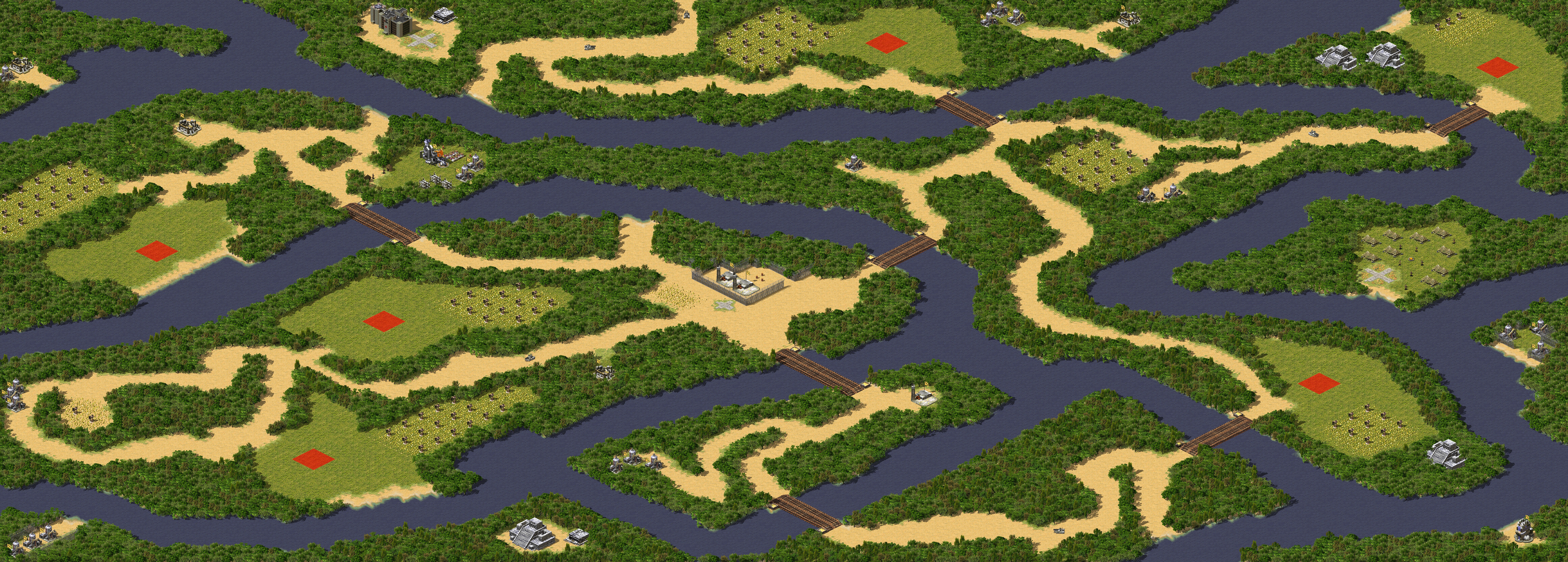 Rendered map: Jungle Strike: River Raid