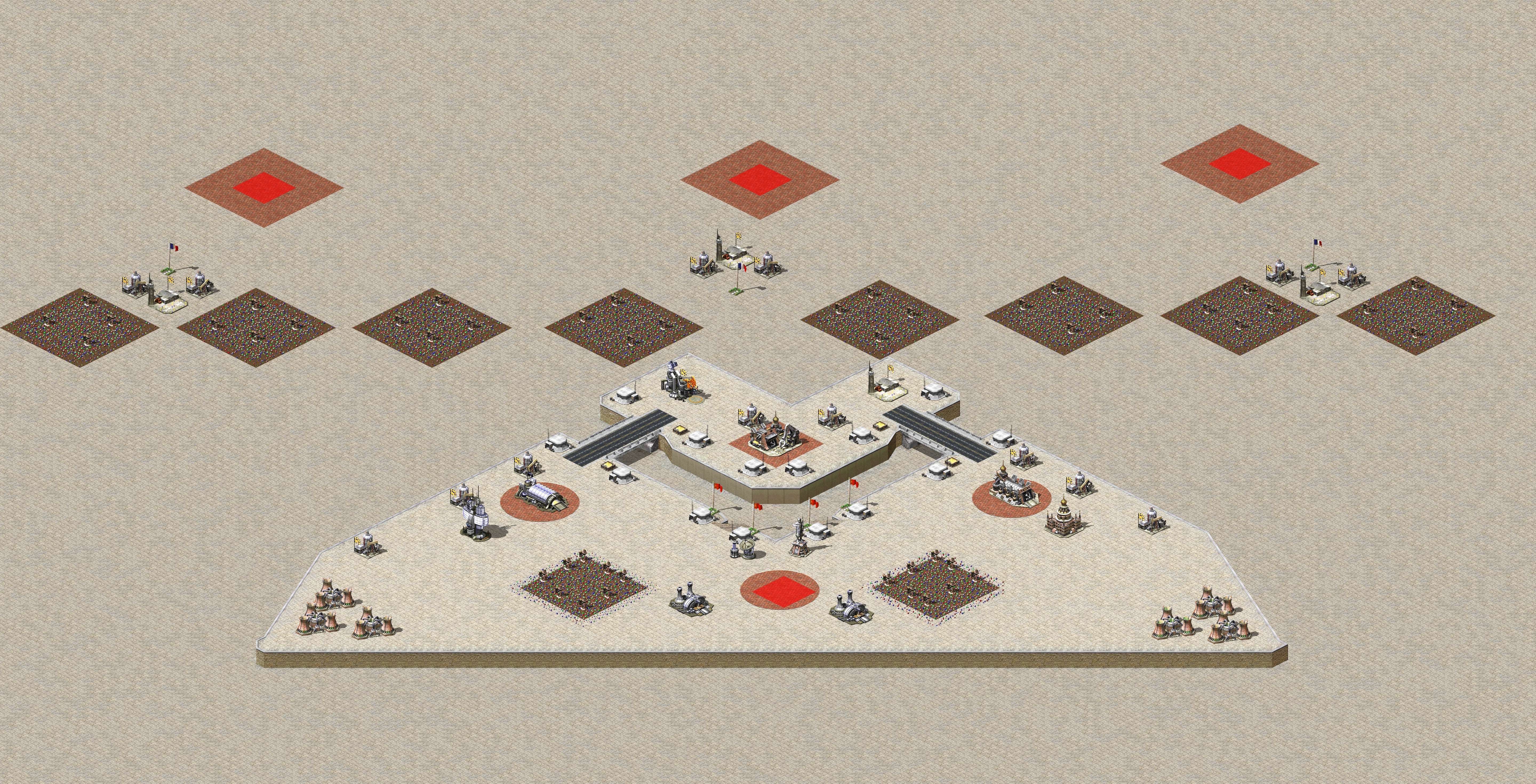 Rendered map: 1v3 Head-On