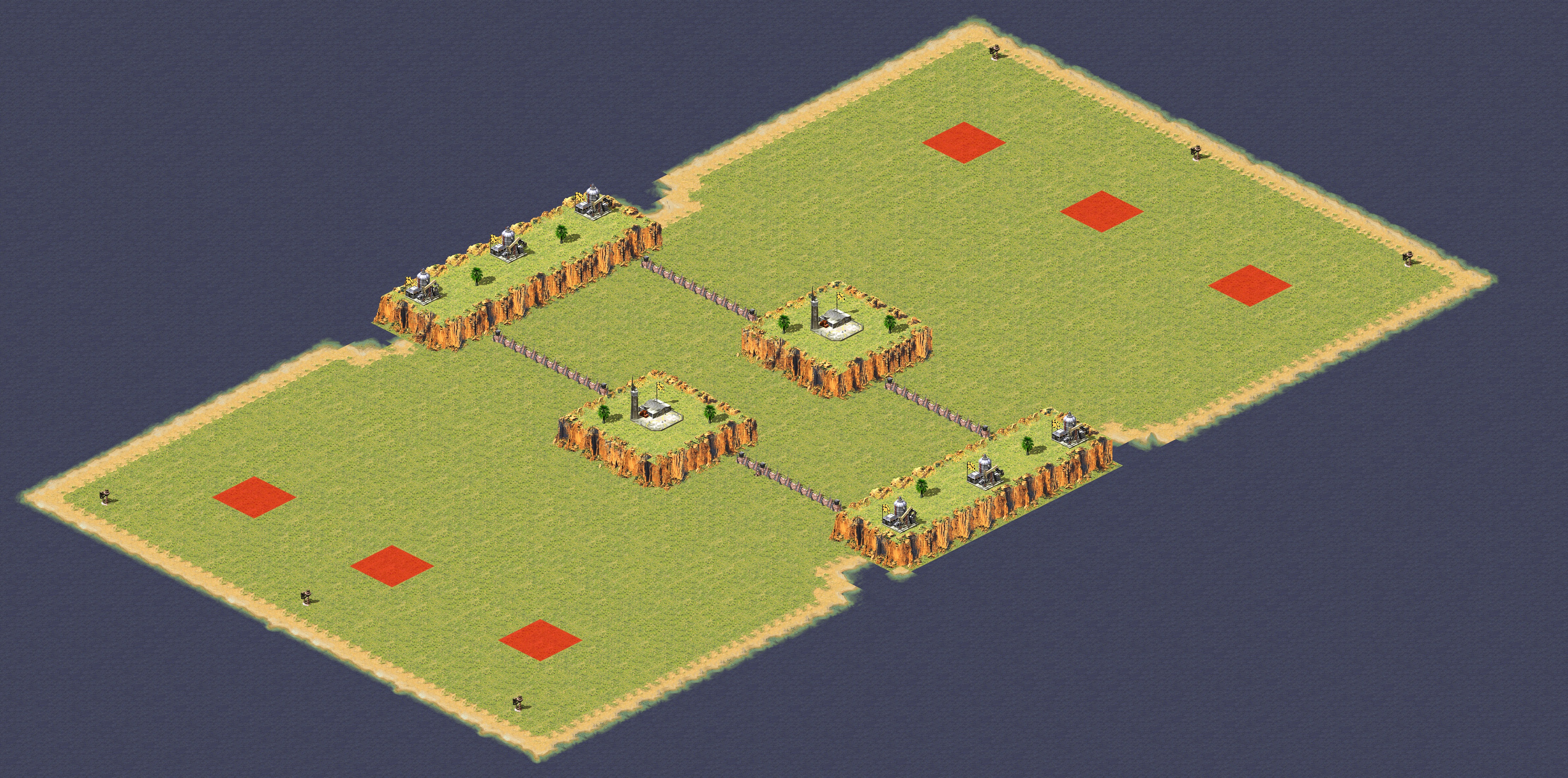Rendered map: 贫穷单挑之3v3