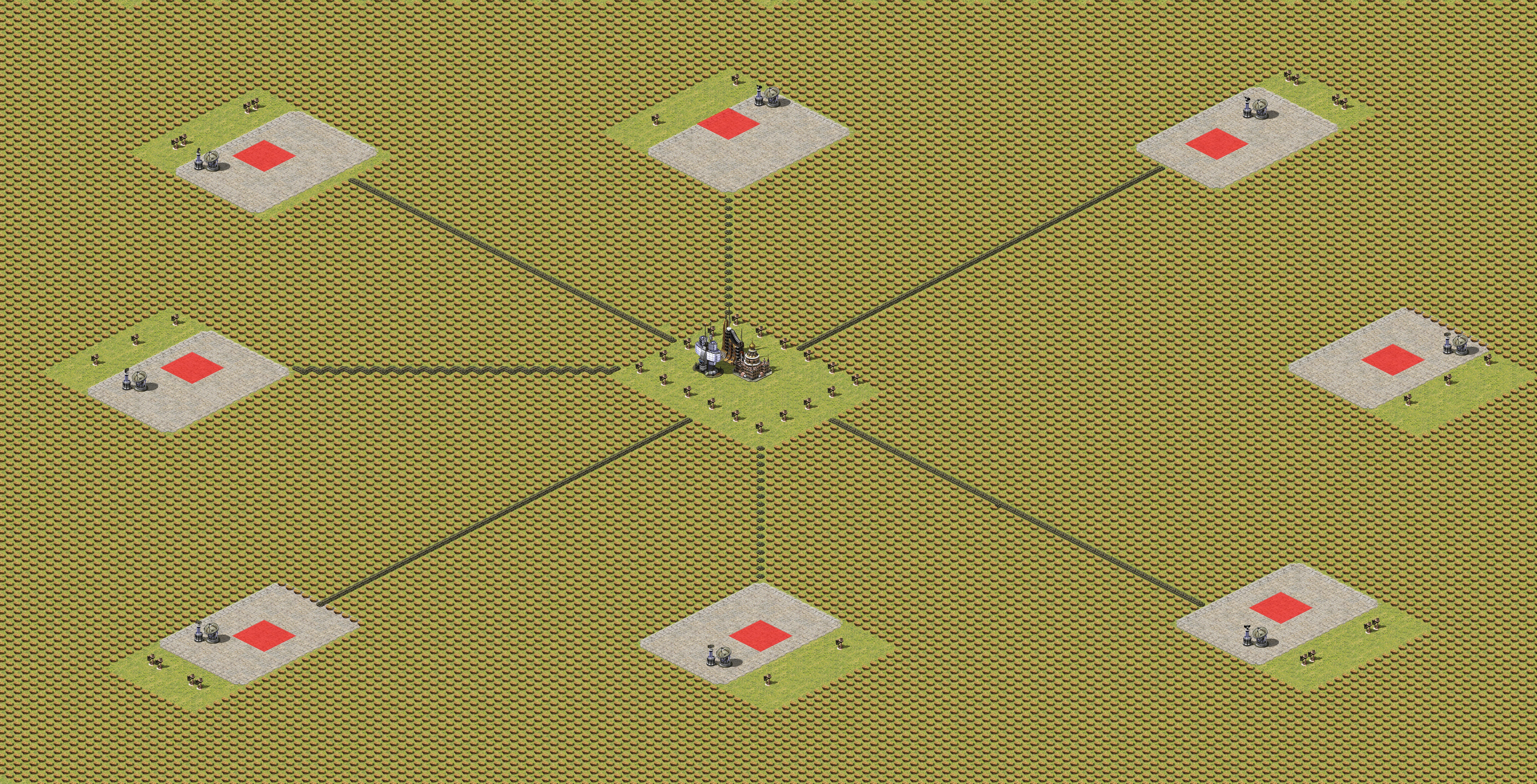 Rendered map: Patch of Land One by One