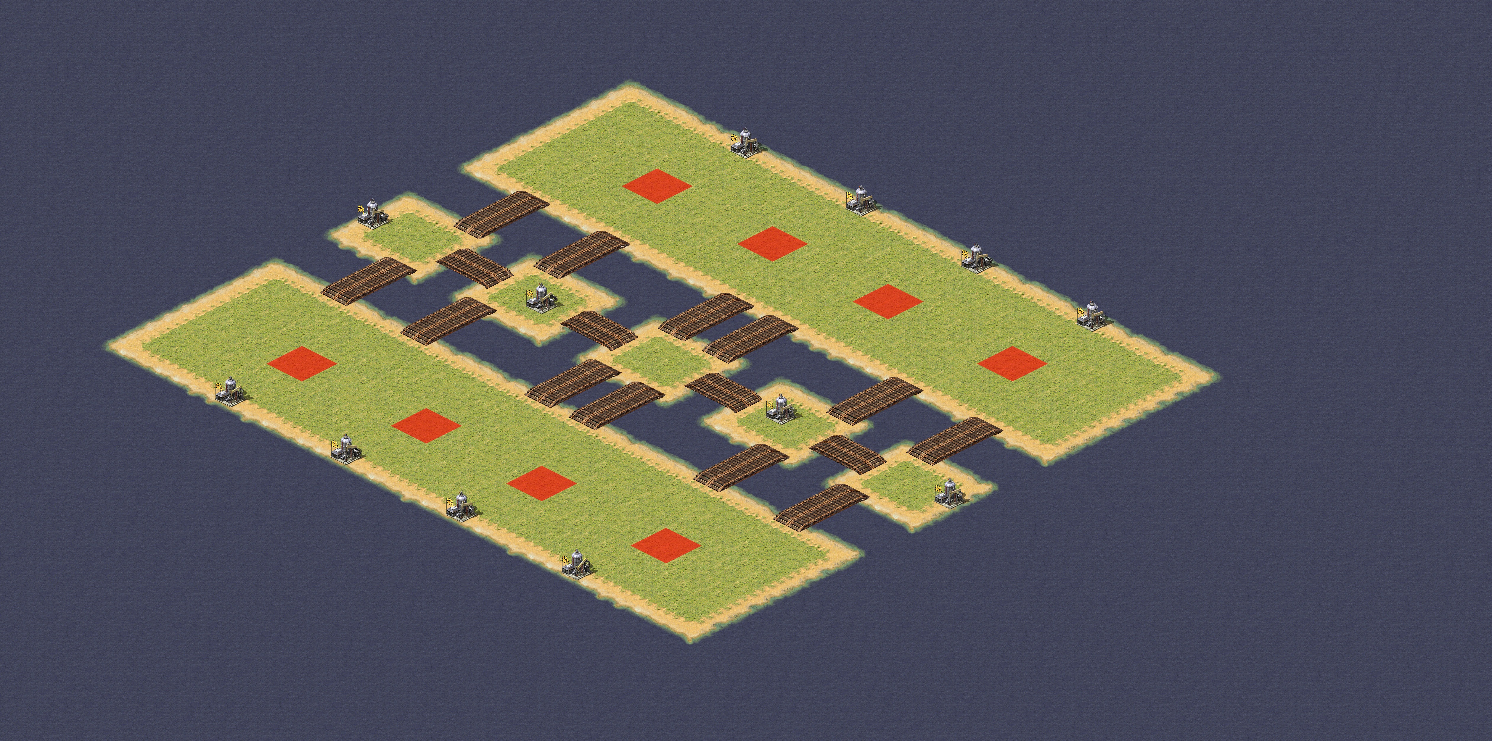 Rendered map: 炒鸡4v4
