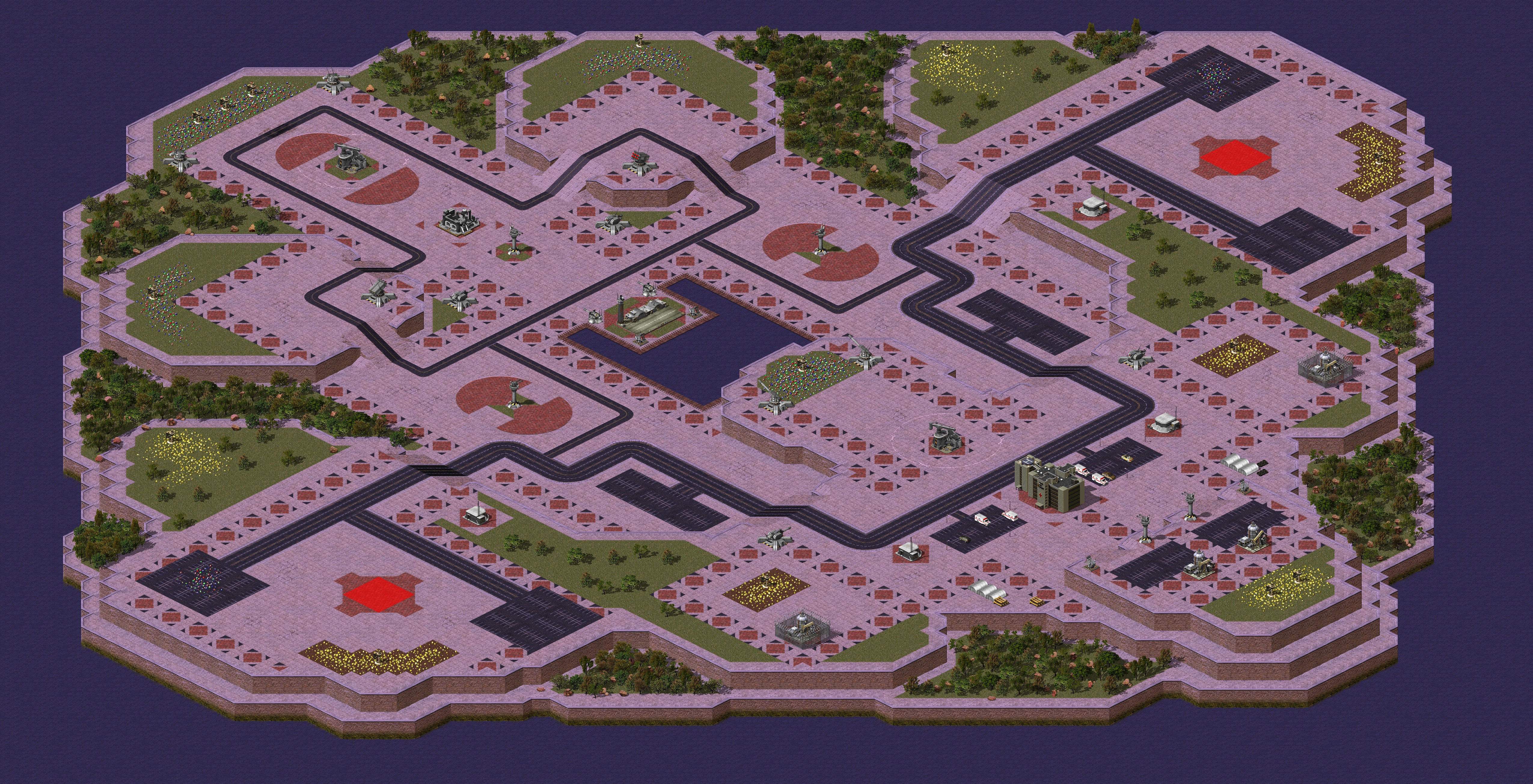Rendered map: Knockout