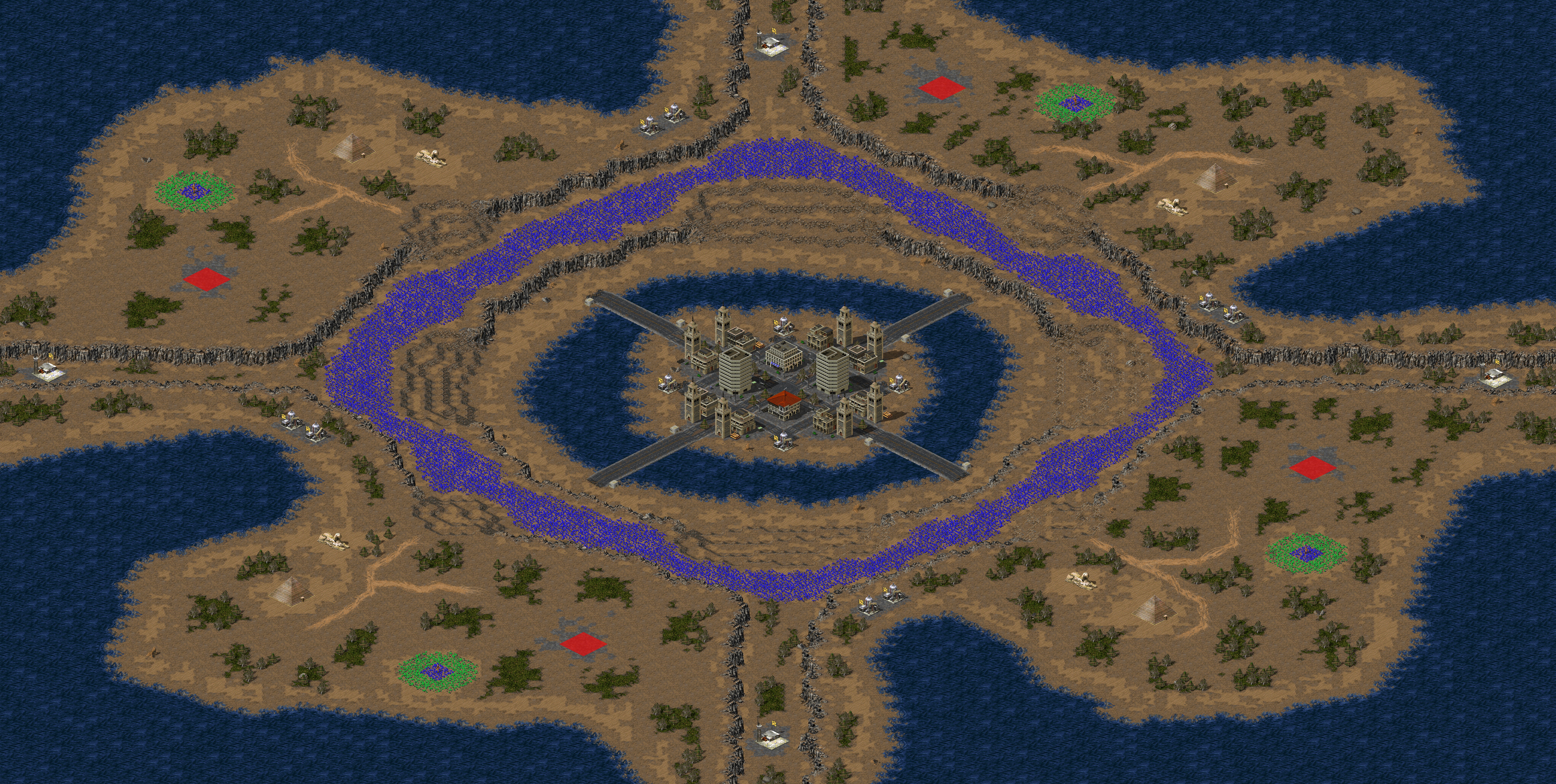 Rendered map: Desolate Metropolis